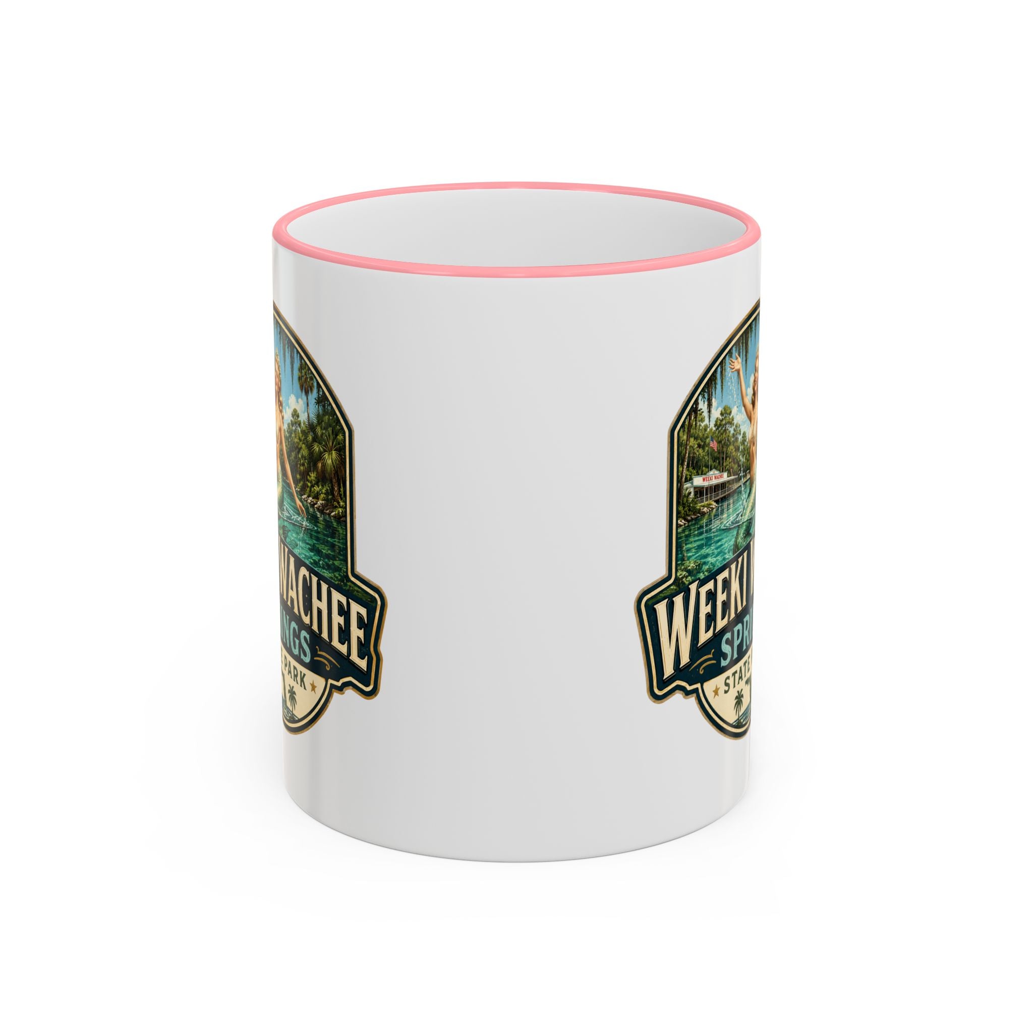 Weeki Wachee Vintage Mug — Accent Rim & Handle 11oz/15oz