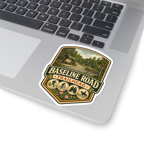 Baseline Road Trailhead Sticker — Outdoor Hiking, Biking & Camping Decal