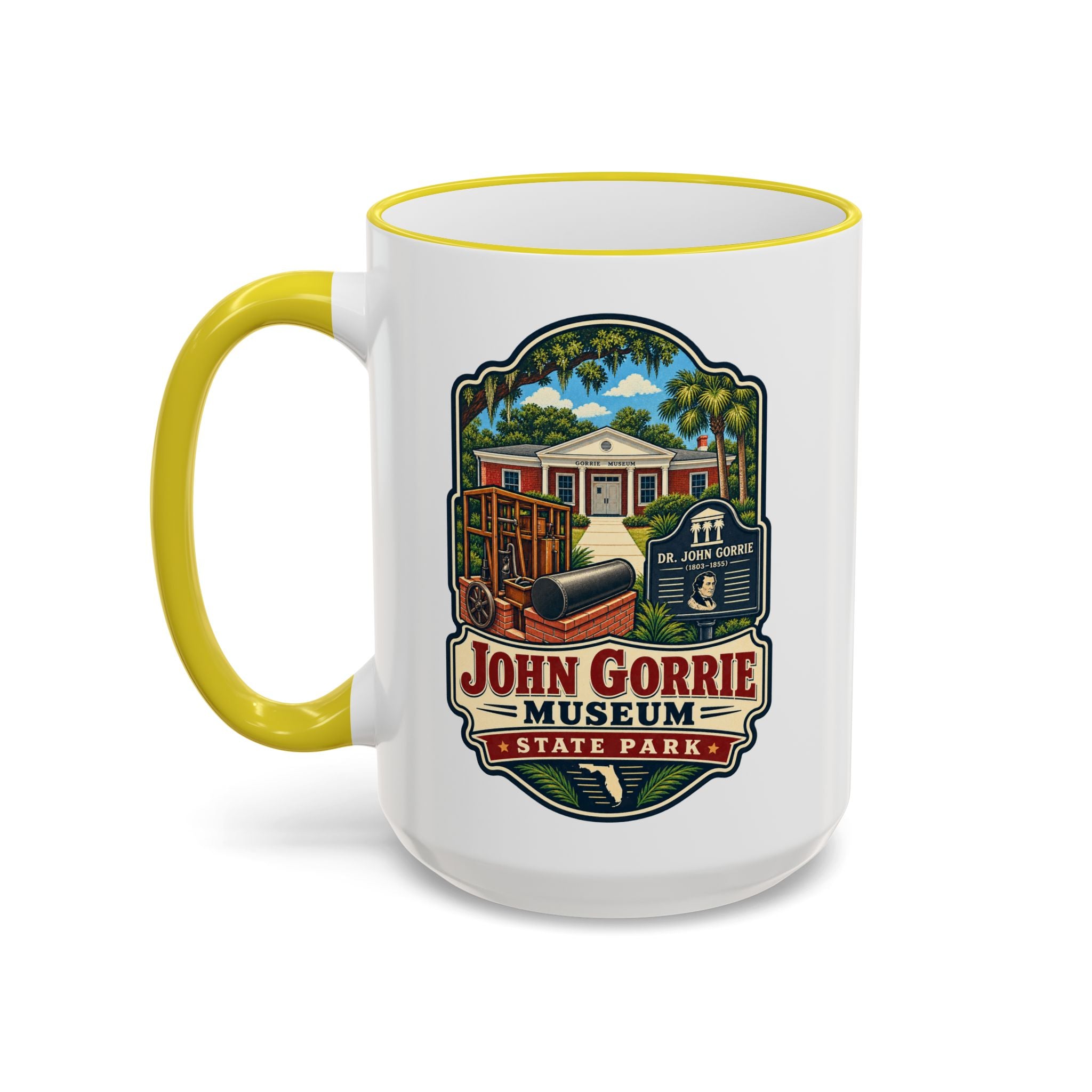 John Gorrie Museum Accent Rim & Handle 11oz/15oz
