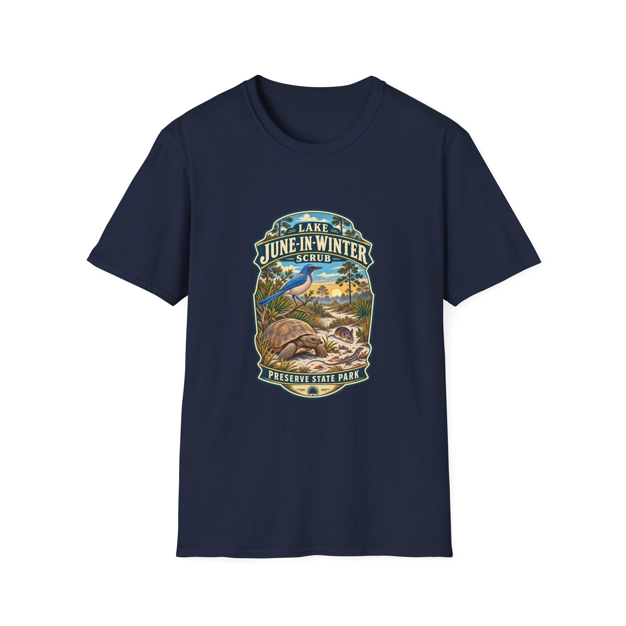 Lake June-in-Winter- Retro Tee