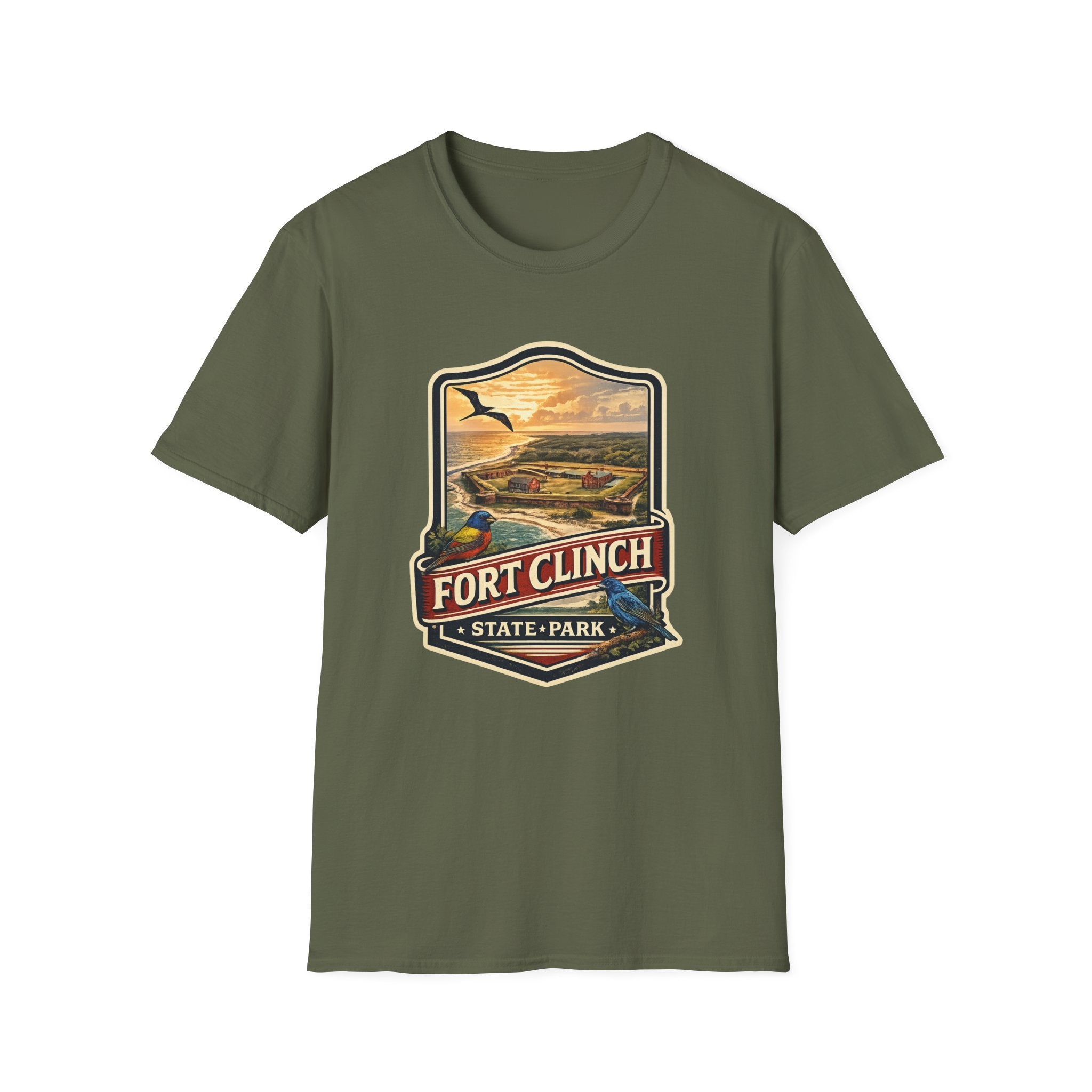 Fort Clinch- Retro Tee