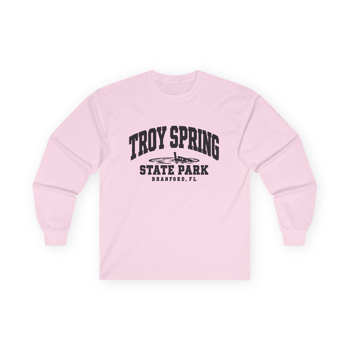 Troy Spring State Park Vintage Logo- Long Sleeve Tee