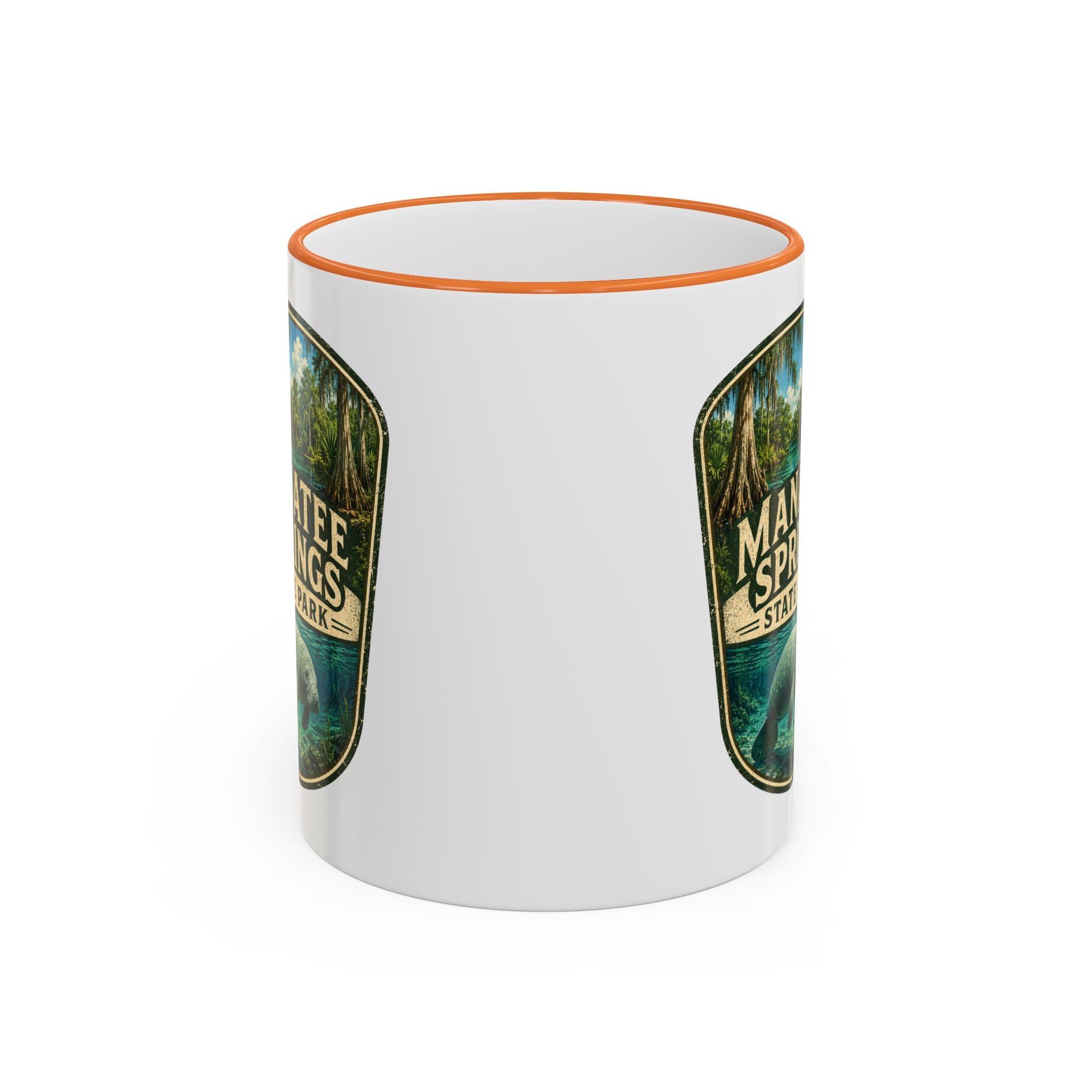 Manatee Springs Manatee Mug — Accent Rim & Handle 11oz/15oz