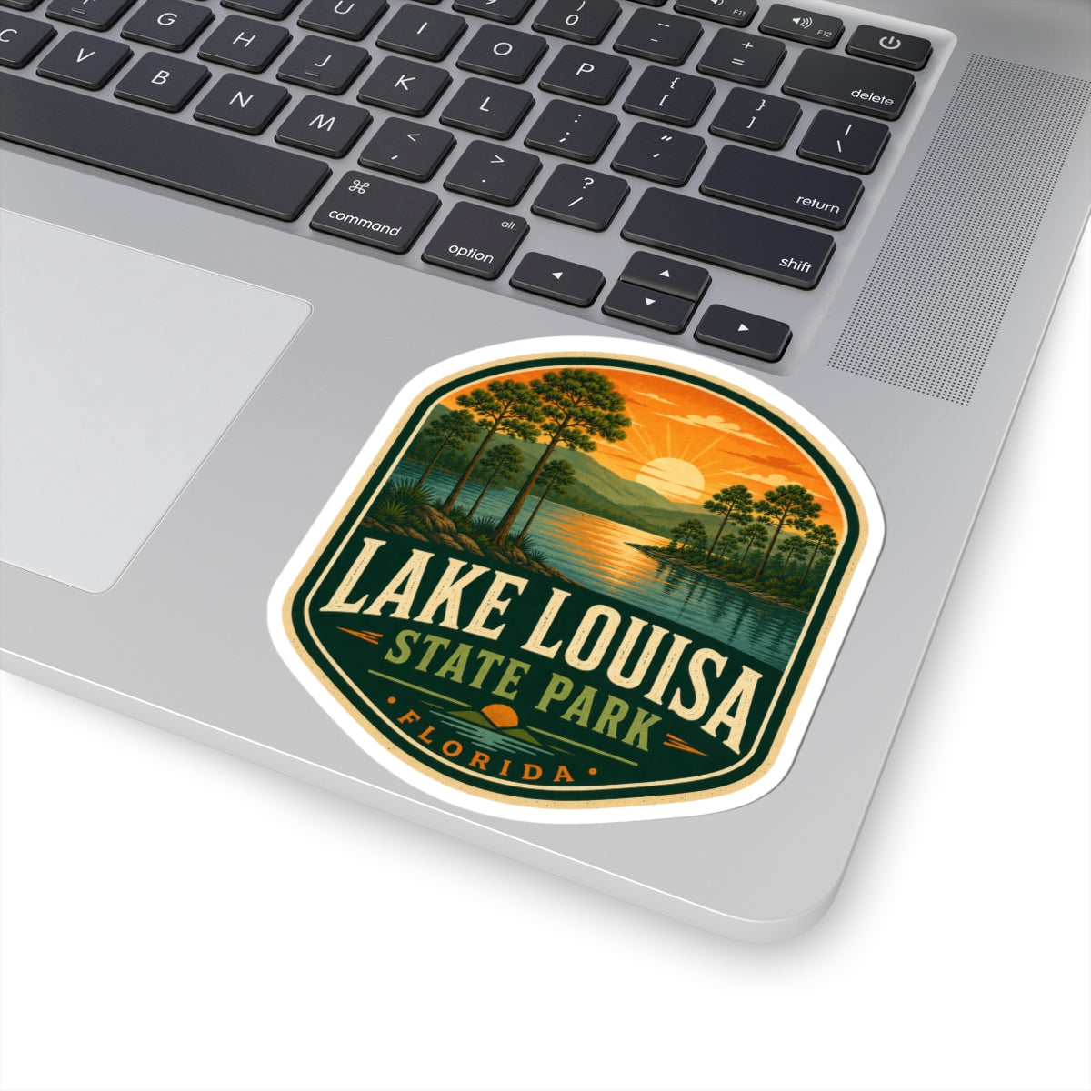 Lake Louisa State Park Sticker — Retro Sunset Florida Nature Decal