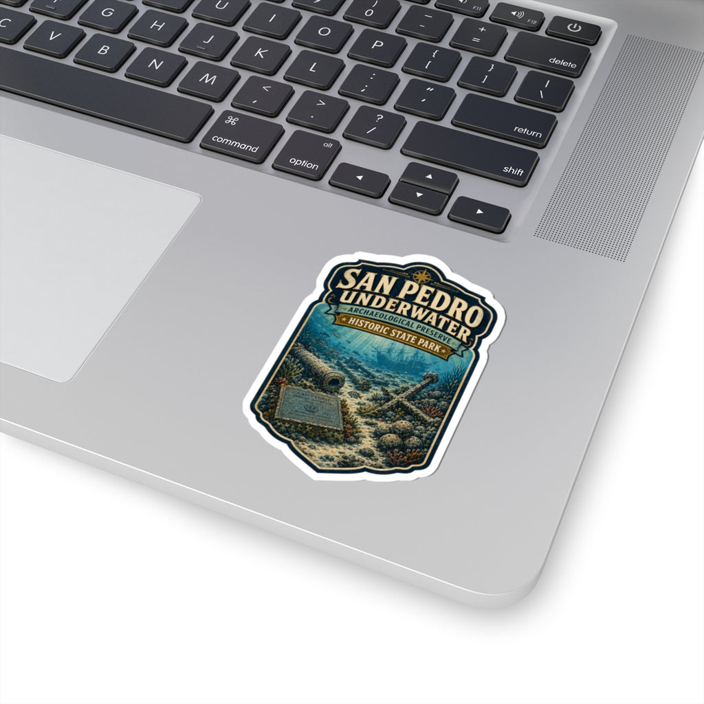 San Pedro Underwater Historic State Park Sticker — Underwater Archaeological Preserve Travel Decal