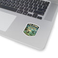 T.H. Stone Memorial State Park Sticker — St. Joseph Peninsula Coastal Fishing & Beach Scene Kiss-Cut Sticker