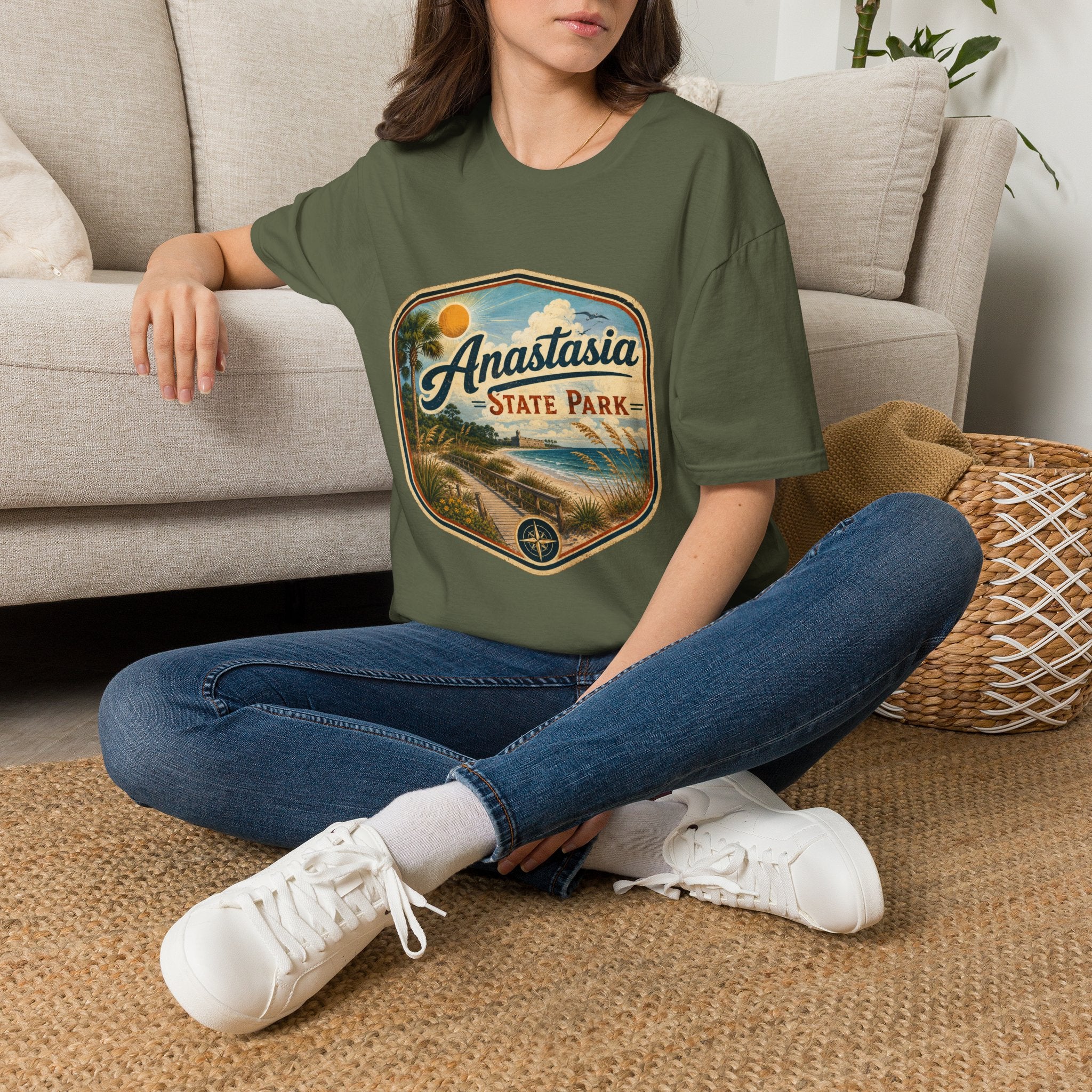 Anastasia State Park — Retro Beach Park Tee