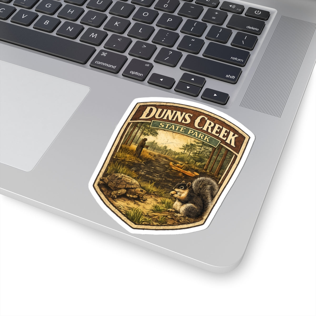 Dunns Creek State Park Sticker – Retro Wildlife Camping Badge (Kiss-Cut)