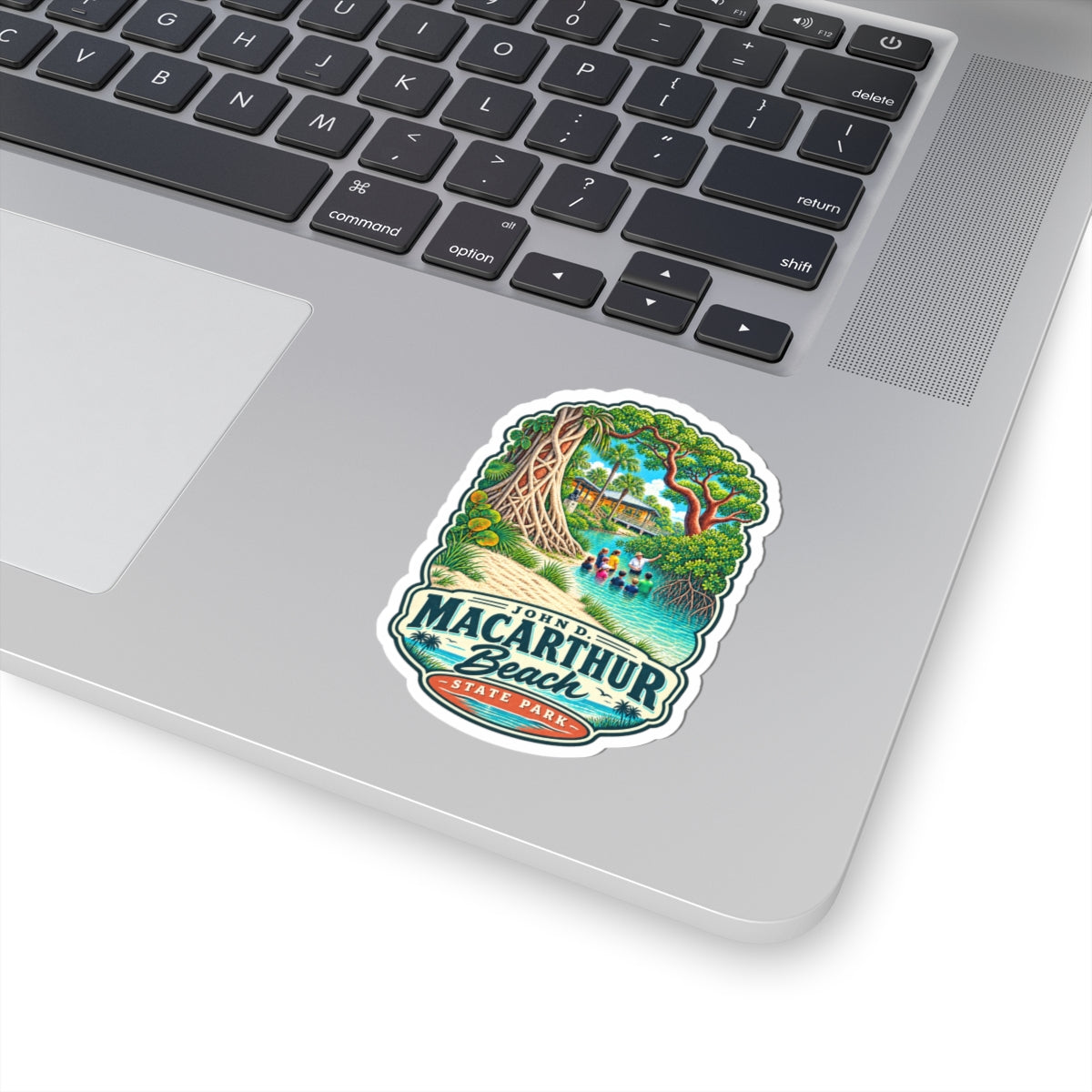 John D. MacArthur Beach State Park Sticker — Scenic Beach Park Kiss-Cut Decal