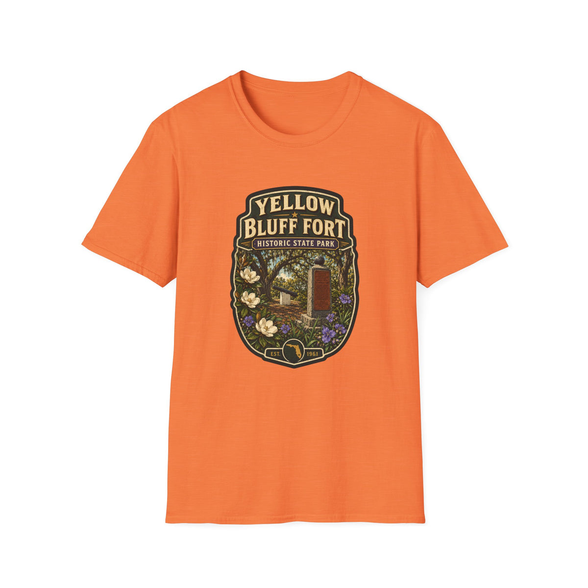 Yellow Bluff Fort — Retro Tee