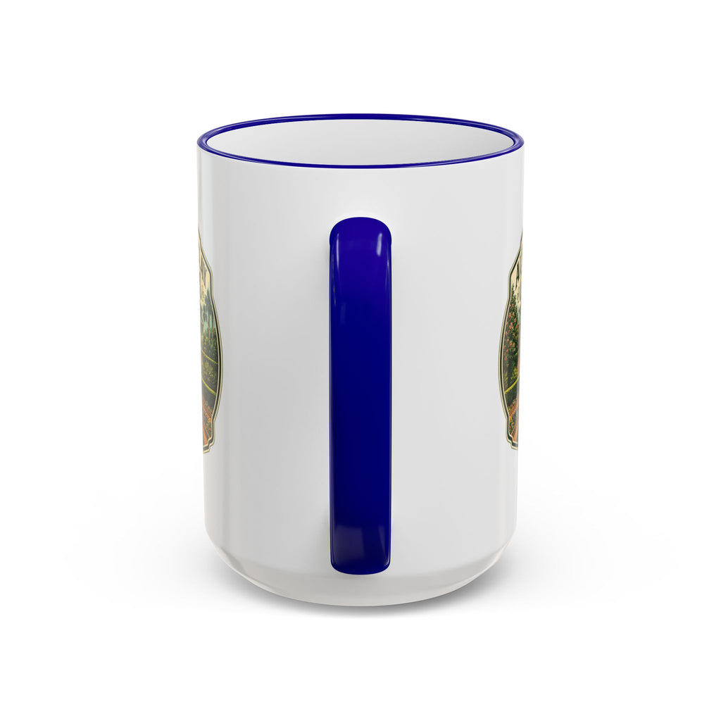 Maclay Gardens Vintage Mug — Accent Rim & Handle 11oz/15oz