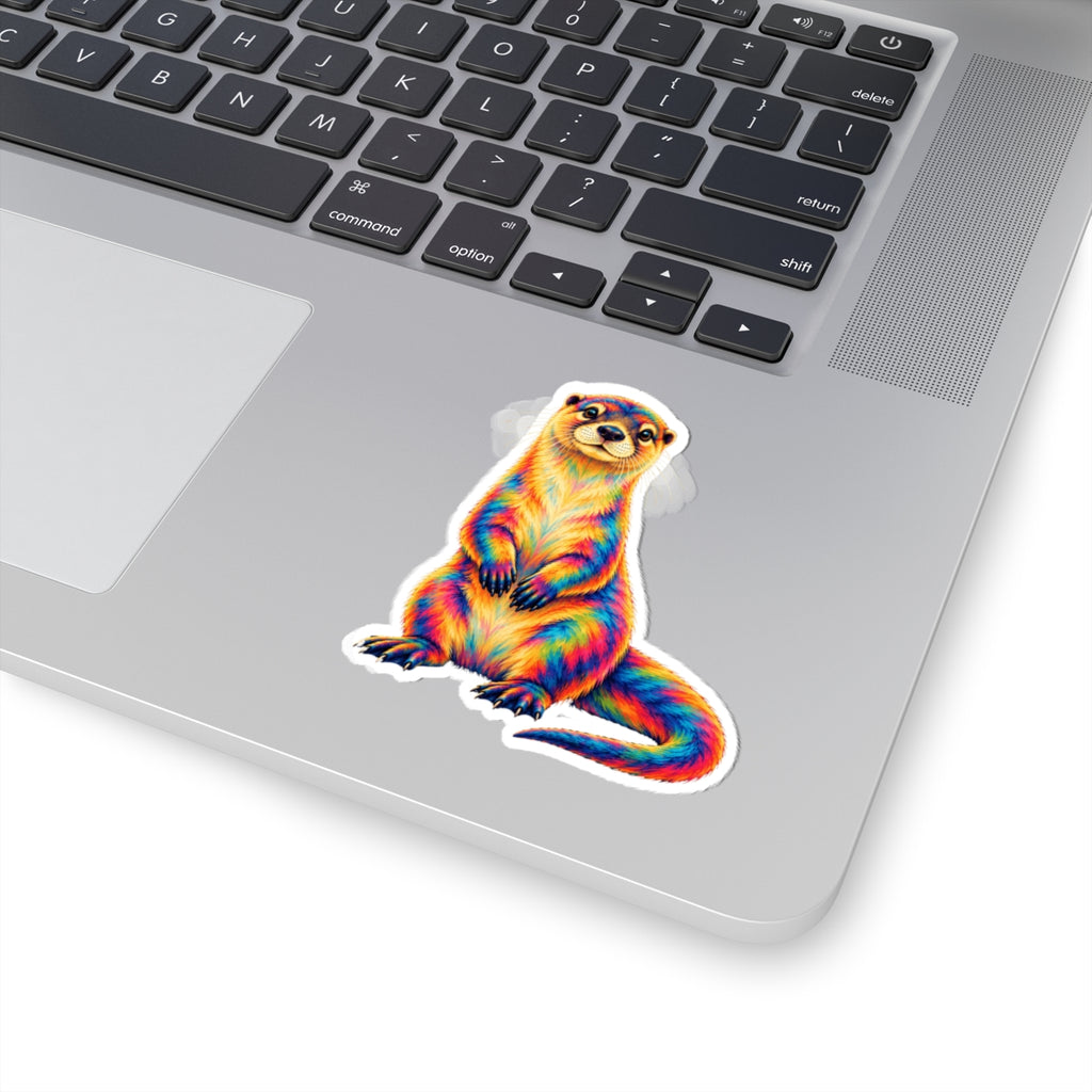 Rainbow Vigilant Otter Sticker