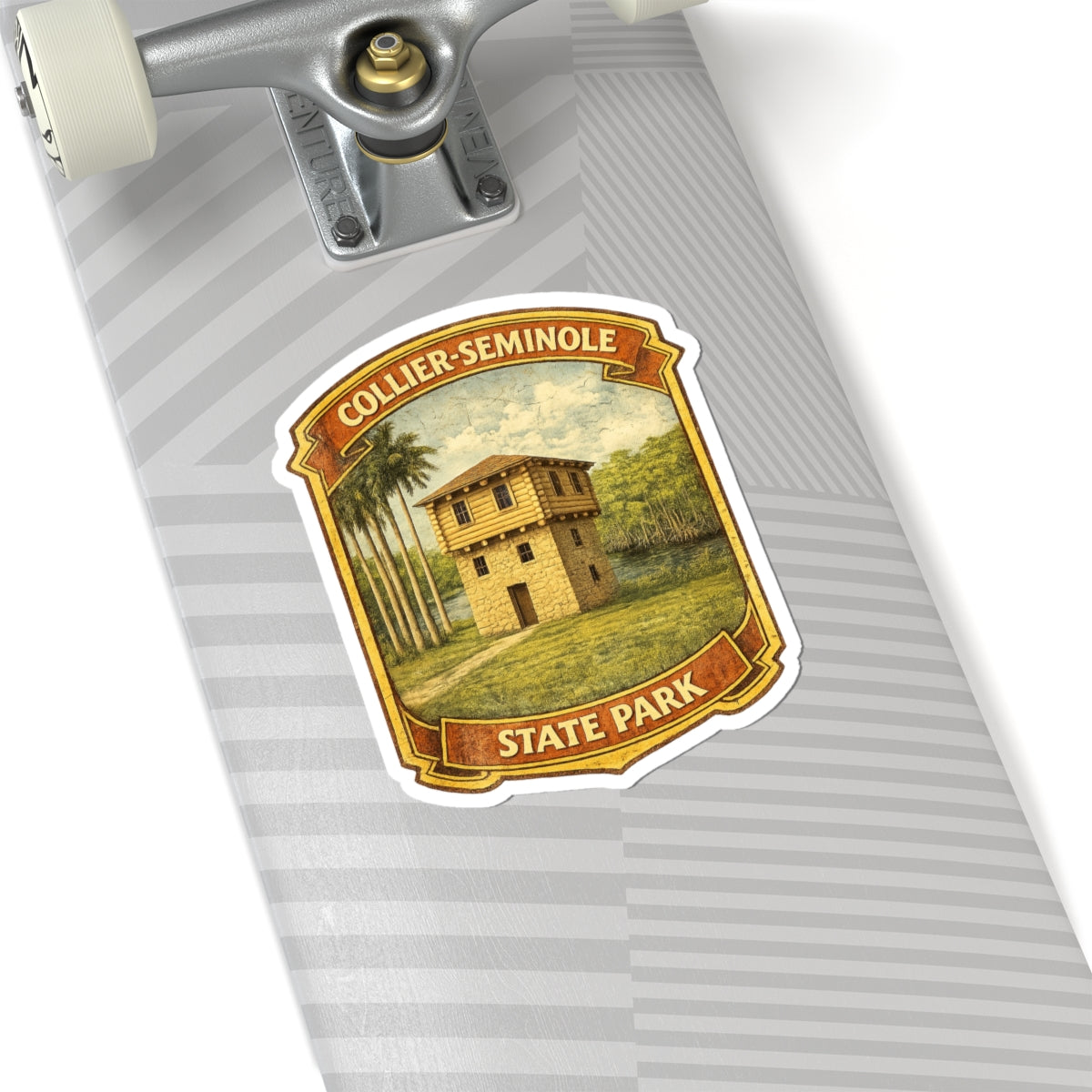 Collier-Seminole State Park Vintage Sticker — Retro Travel Decal