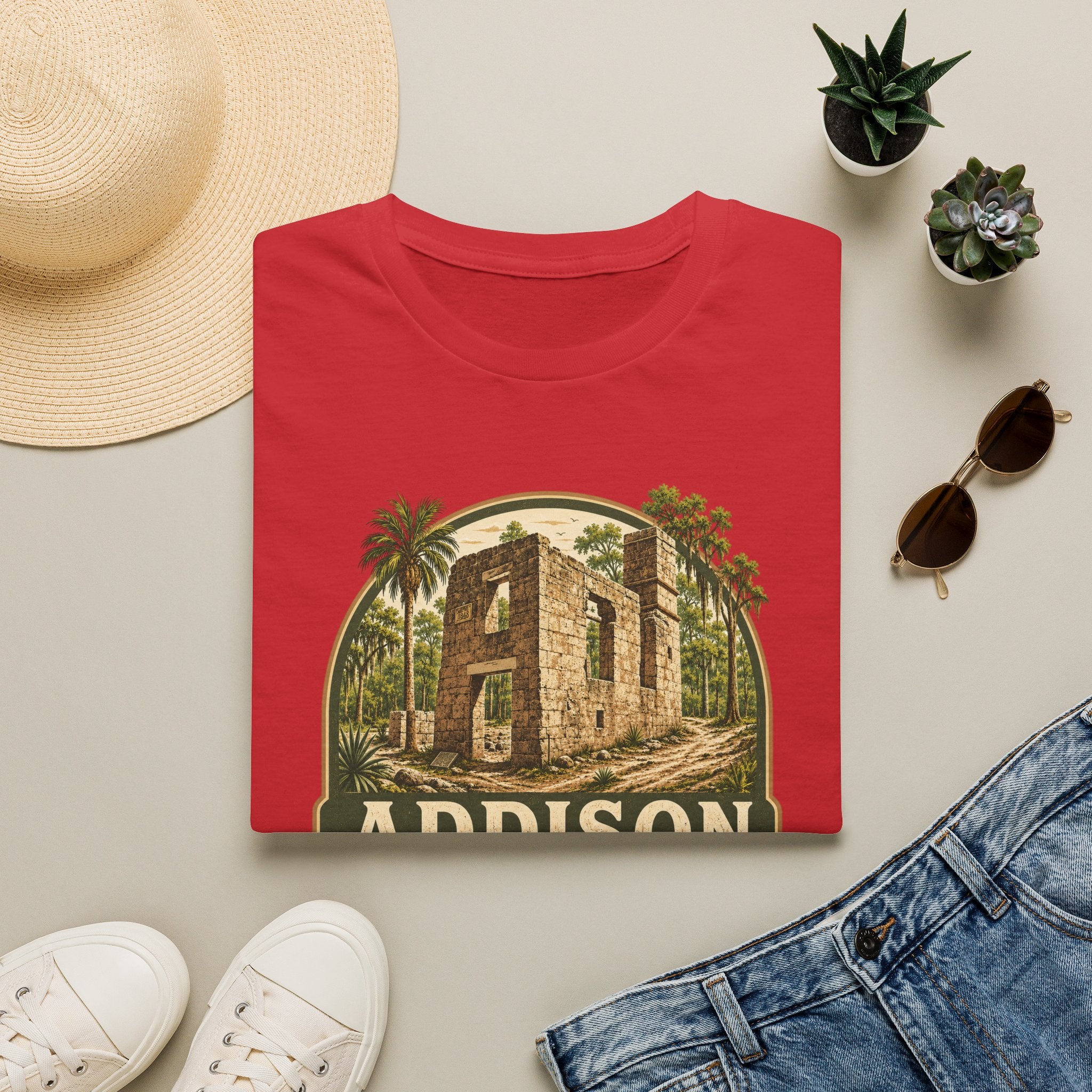 Addison Blockhouse — Retro Tee