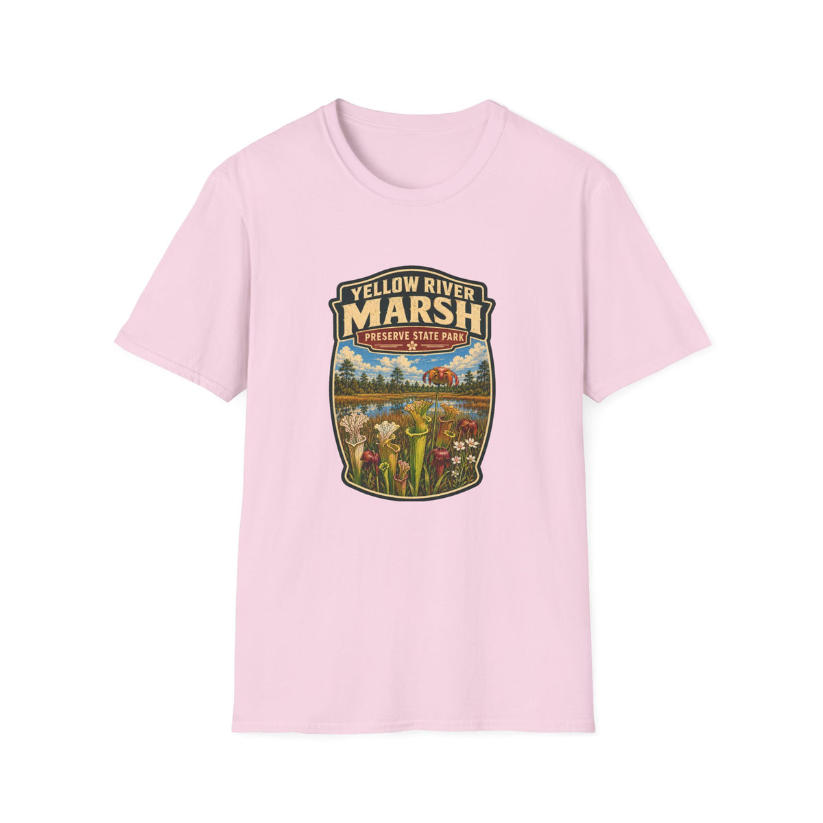Yellow River Marsh — Retro Tee