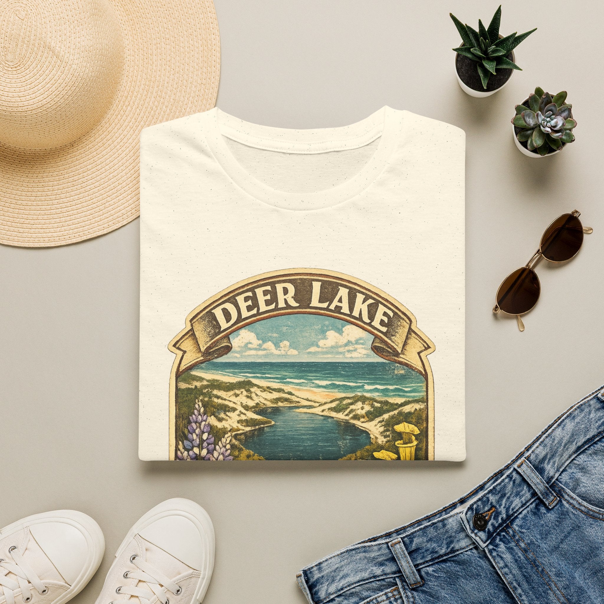 Deer Lake- Retro Tee