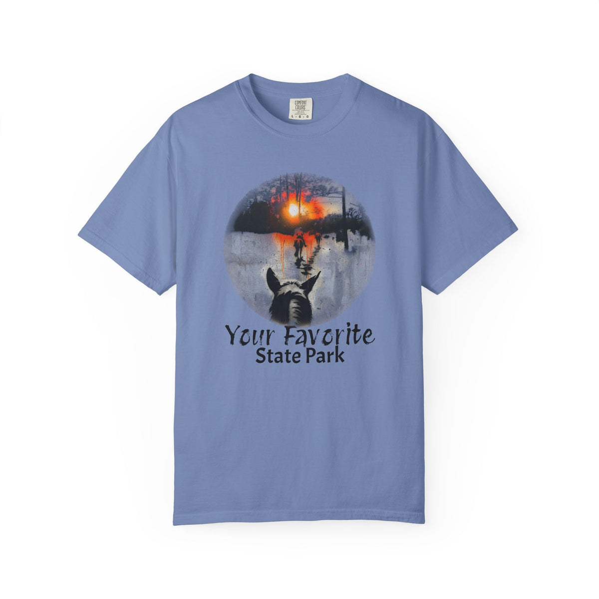 CUSTOMIZABLE Graffiti Sunset Trail Ride T-shirt