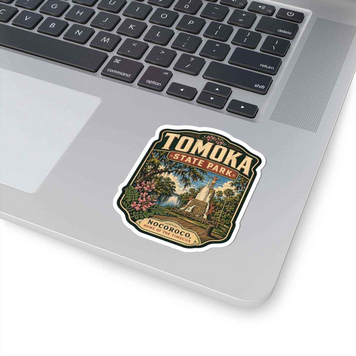 Tomoka State Park Sticker — Vintage Nocoroco Travel Decal