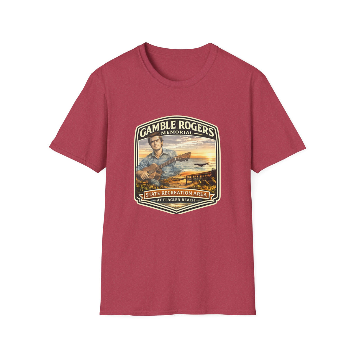 Gamble Rogers — Retro Tee