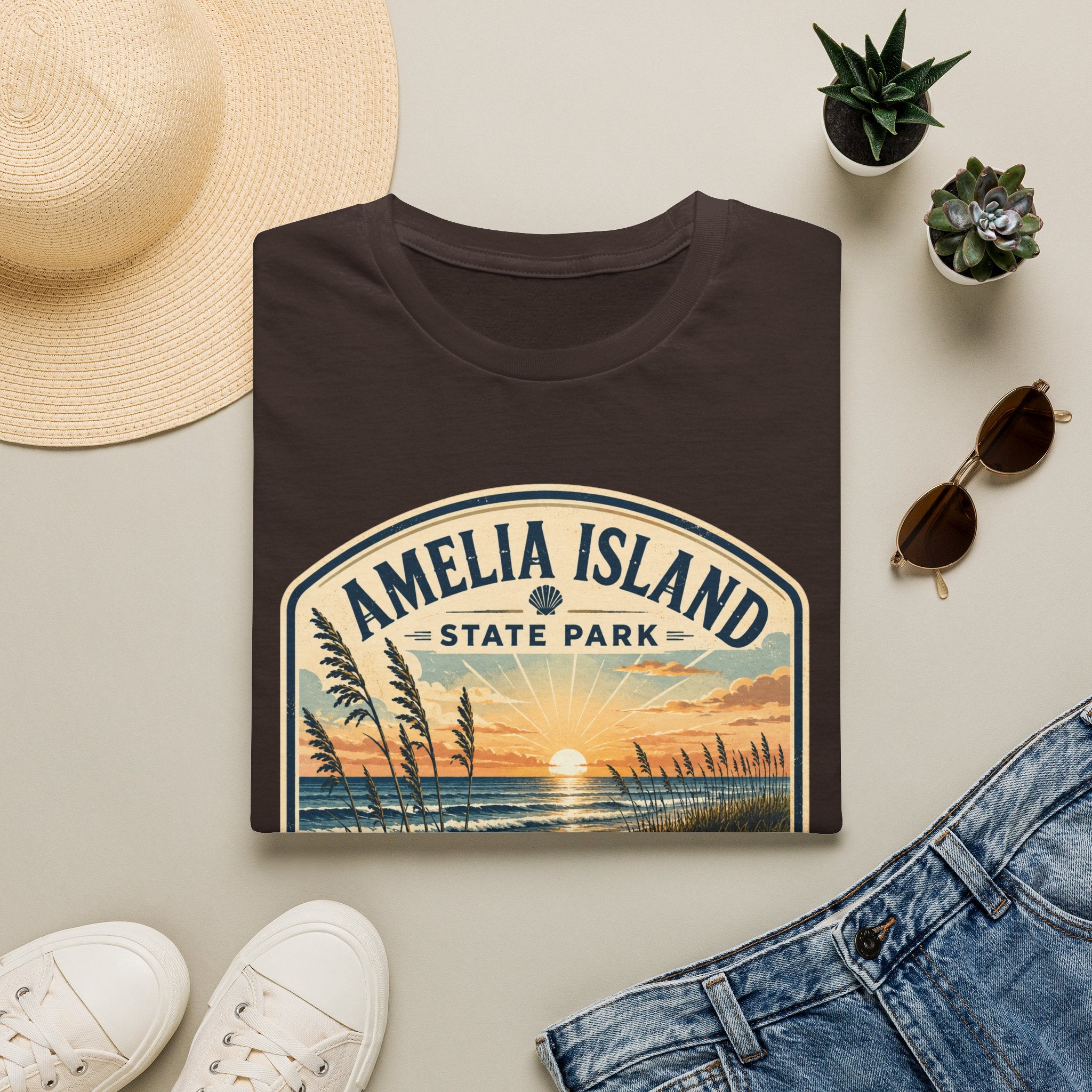 Amelia Island — Retro Tee