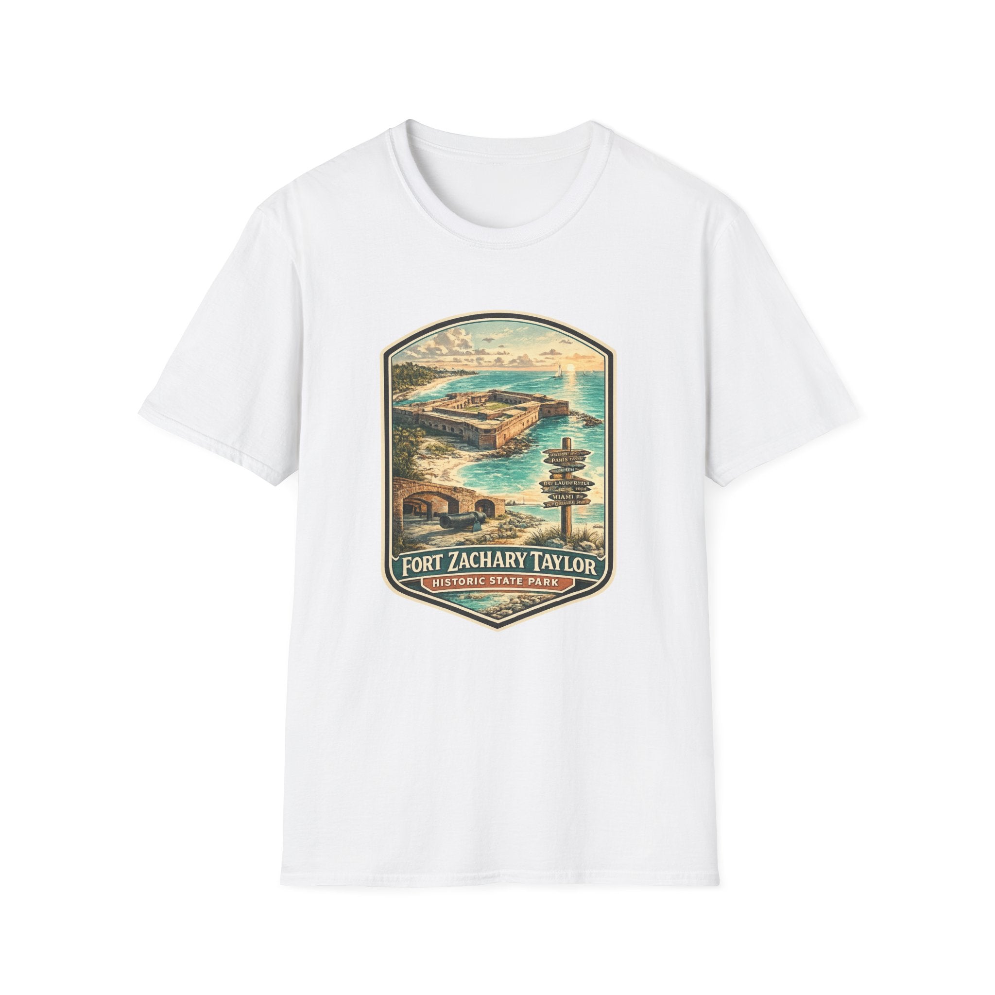 Fort Zachary Taylor- Retro Tee