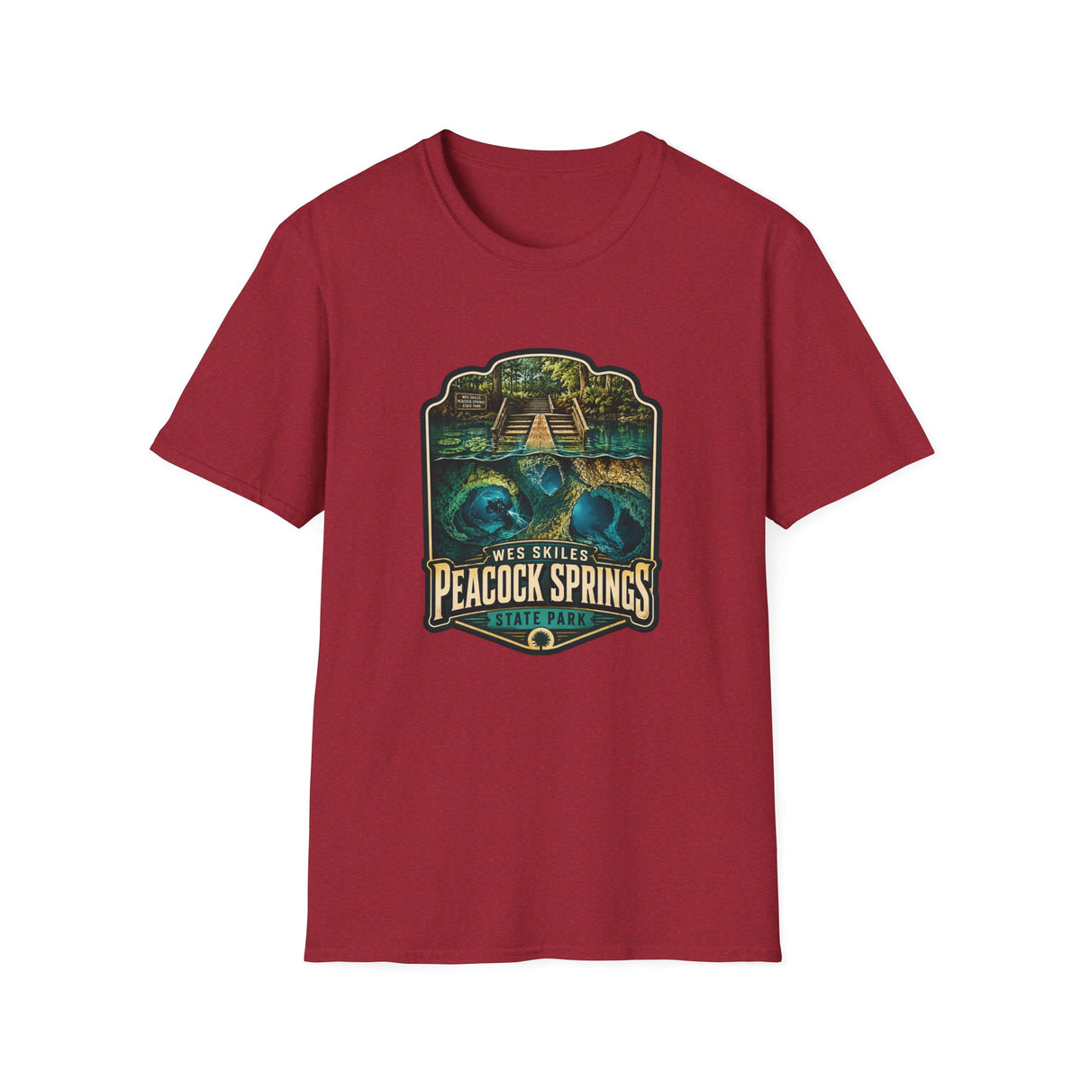 Peacock Springs — Retro Tee