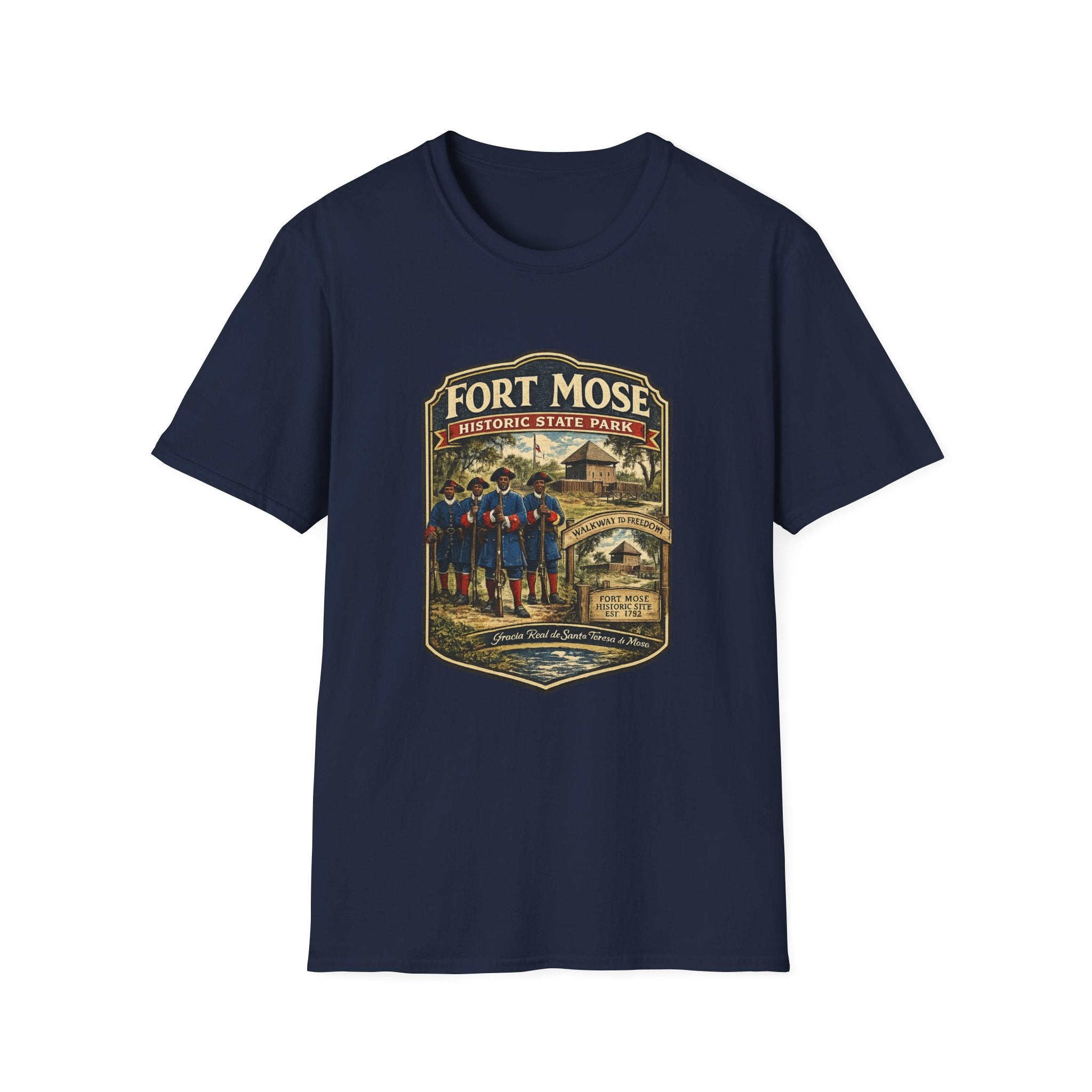Fort Mose- Retro Tee