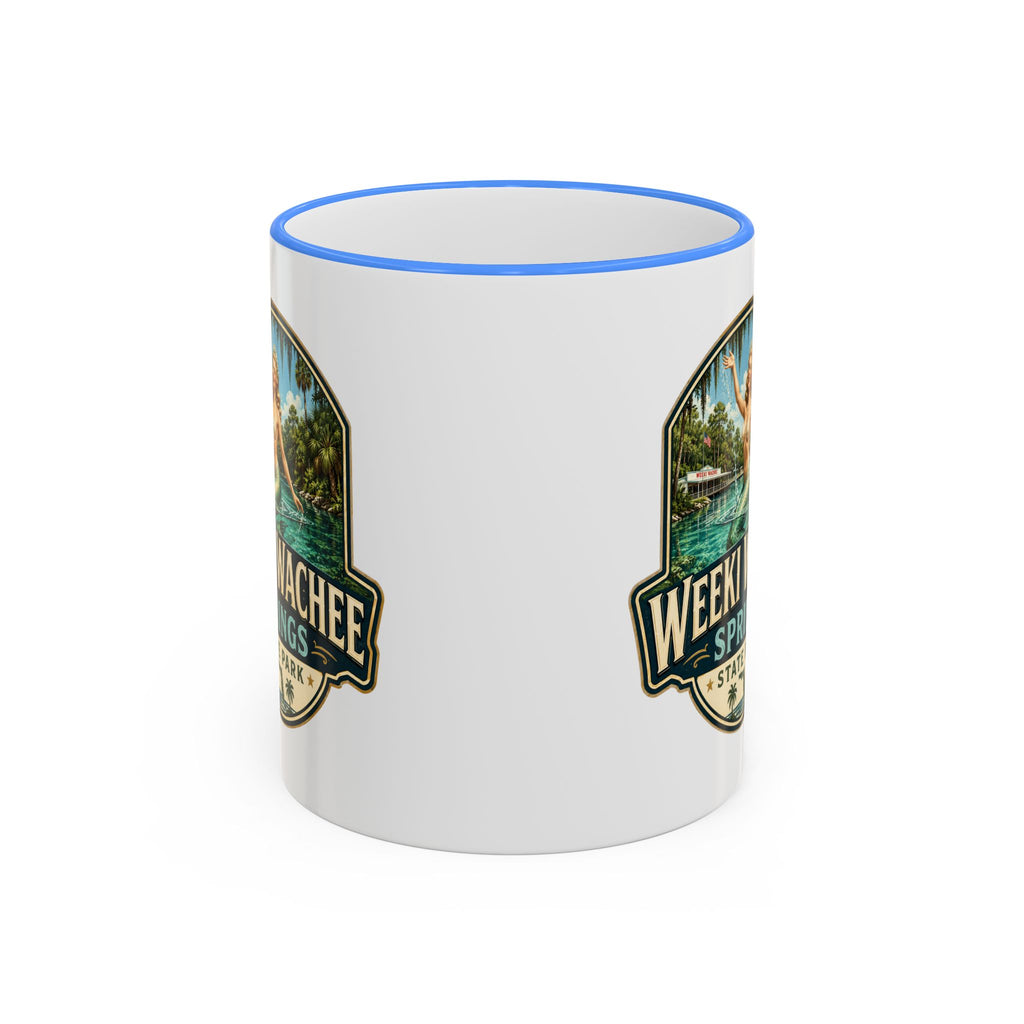 Weeki Wachee Vintage Mug — Accent Rim & Handle 11oz/15oz