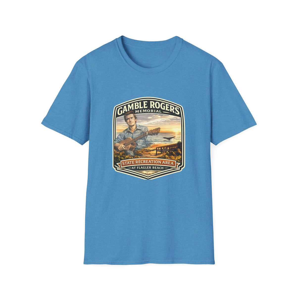 Gamble Rogers — Retro Tee