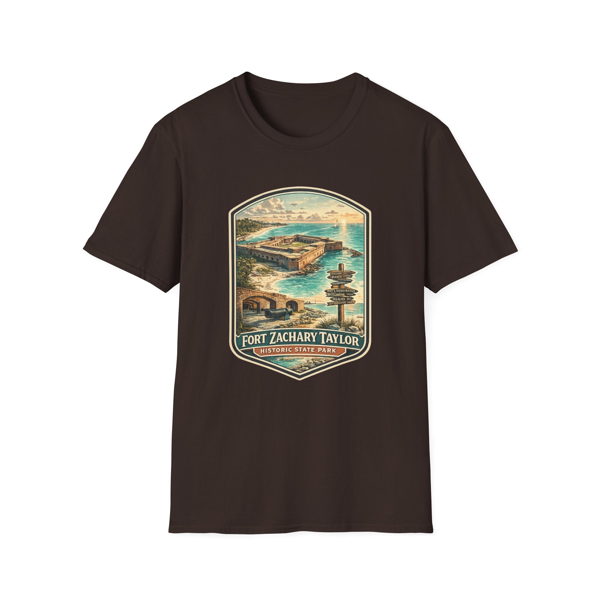 Fort Zachary Taylor- Retro Tee