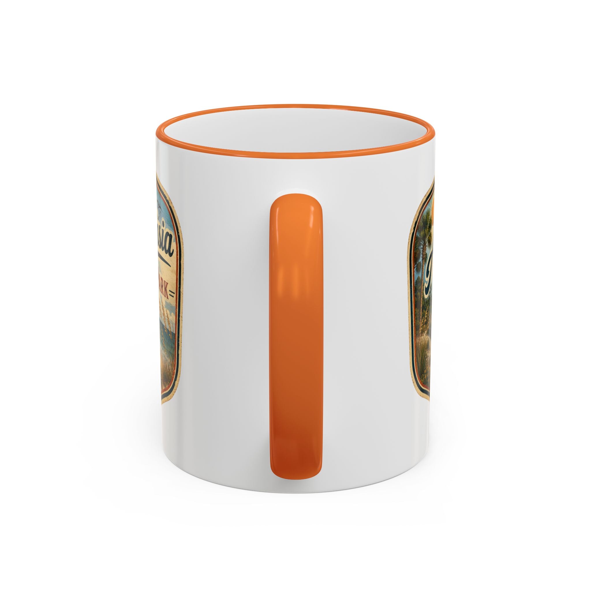 Anastasia Vintage Mug — Accent Rim & Handle 11oz/15oz