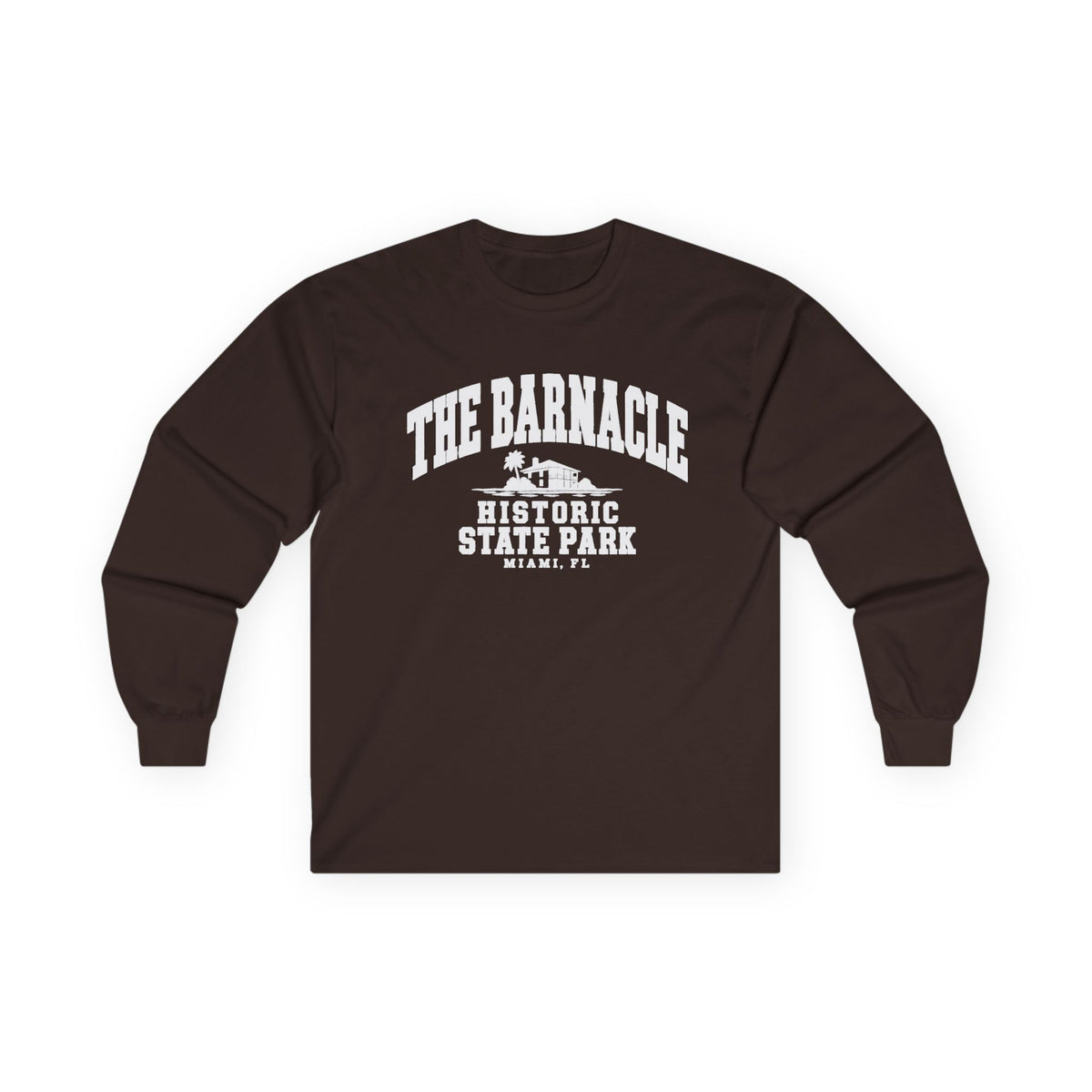 The Barnacle Historic State Park Logo- Long Sleeve Tee