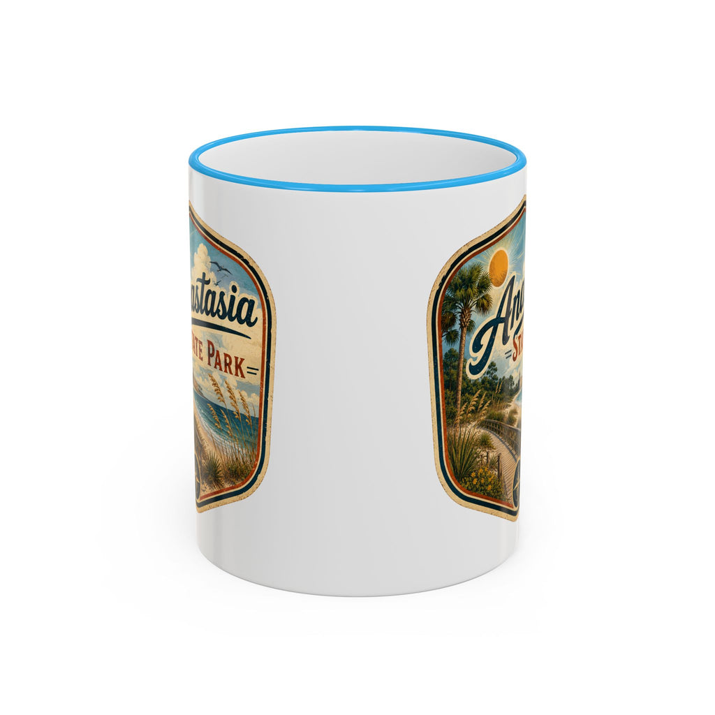 Anastasia Vintage Mug — Accent Rim & Handle 11oz/15oz