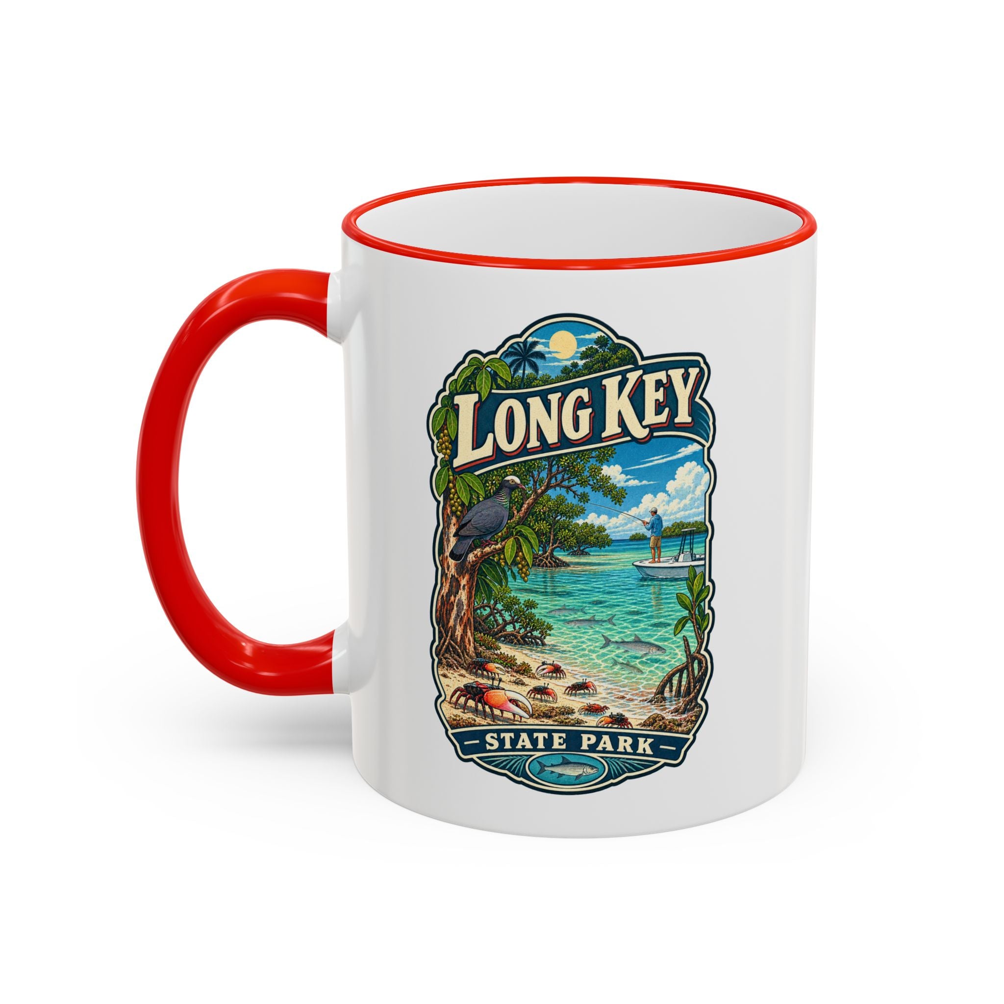 Long Key Accent Rim & Handle 11oz/15oz