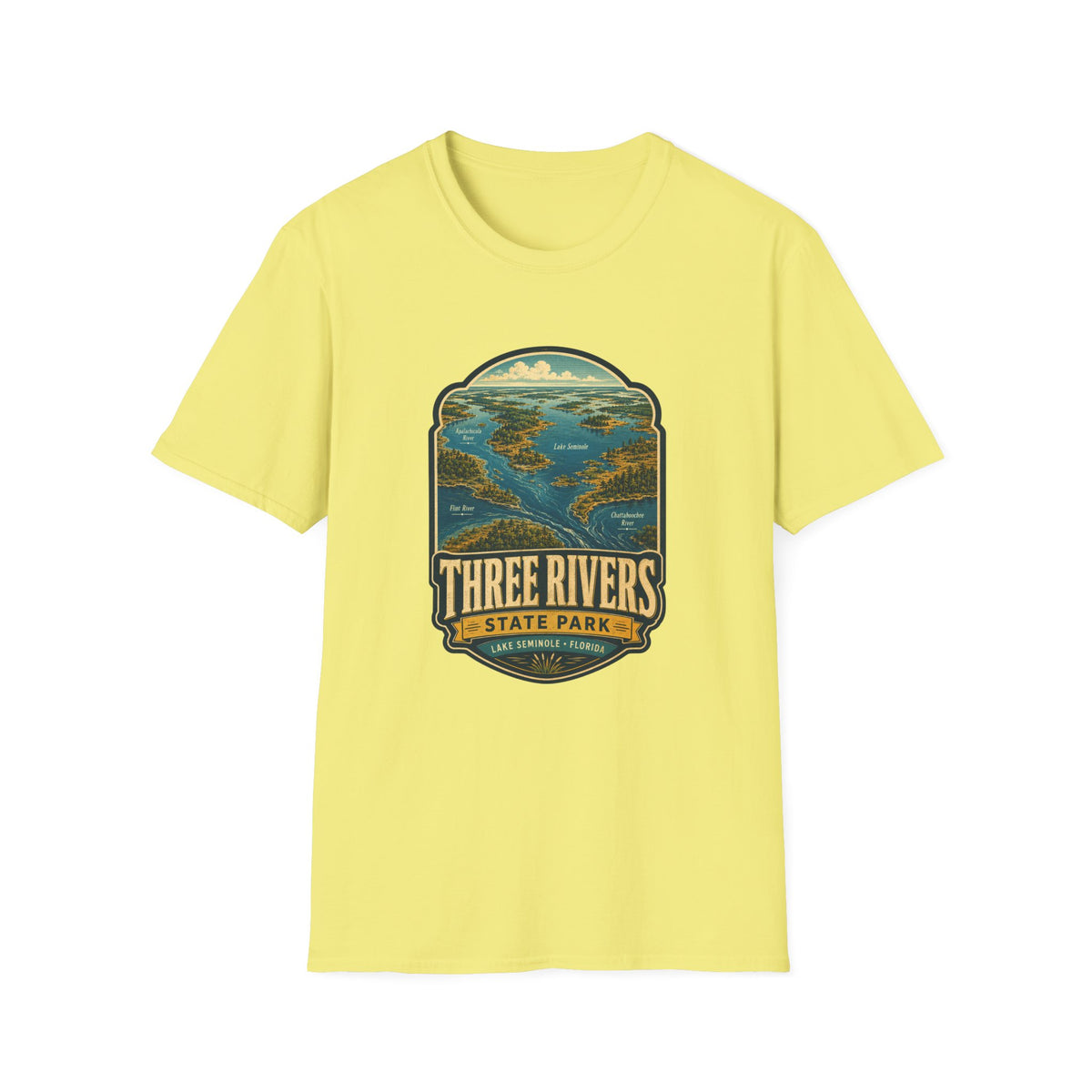 Three Rivers — Retro Tee