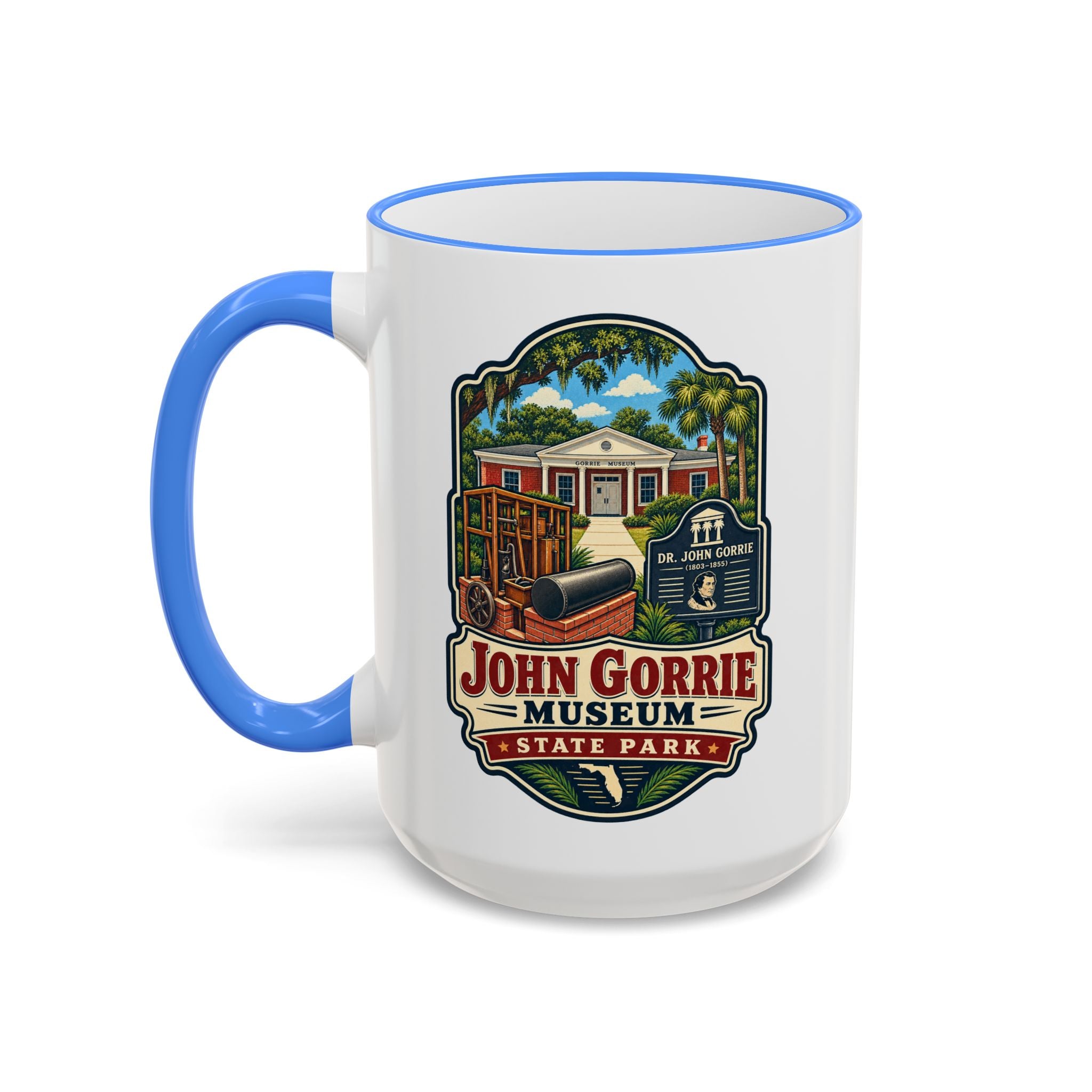 John Gorrie Museum Accent Rim & Handle 11oz/15oz