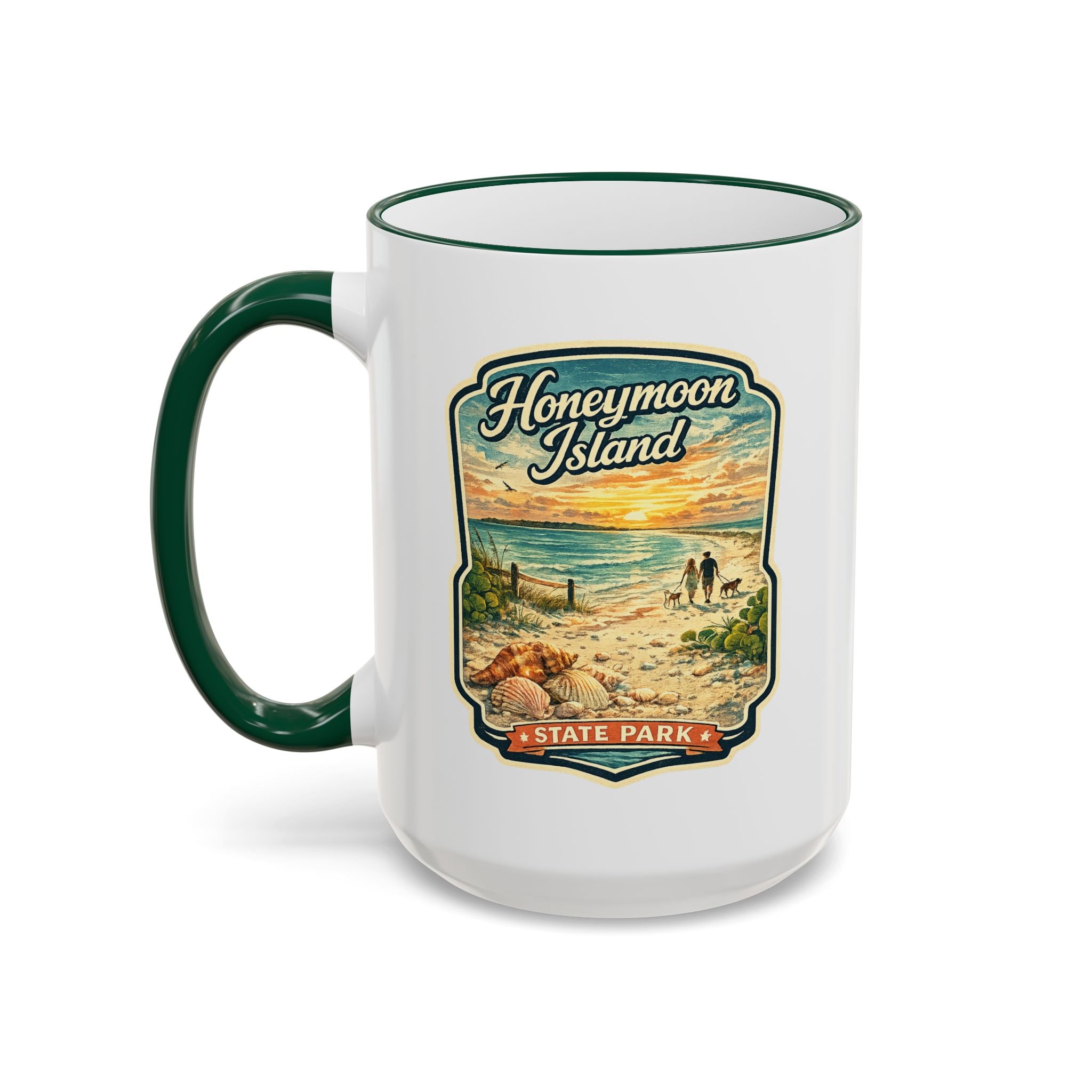 Honeymoon Island Accent Rim & Handle 11oz/15oz