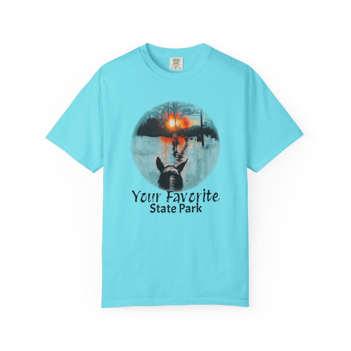 CUSTOMIZABLE Graffiti Sunset Trail Ride T-shirt