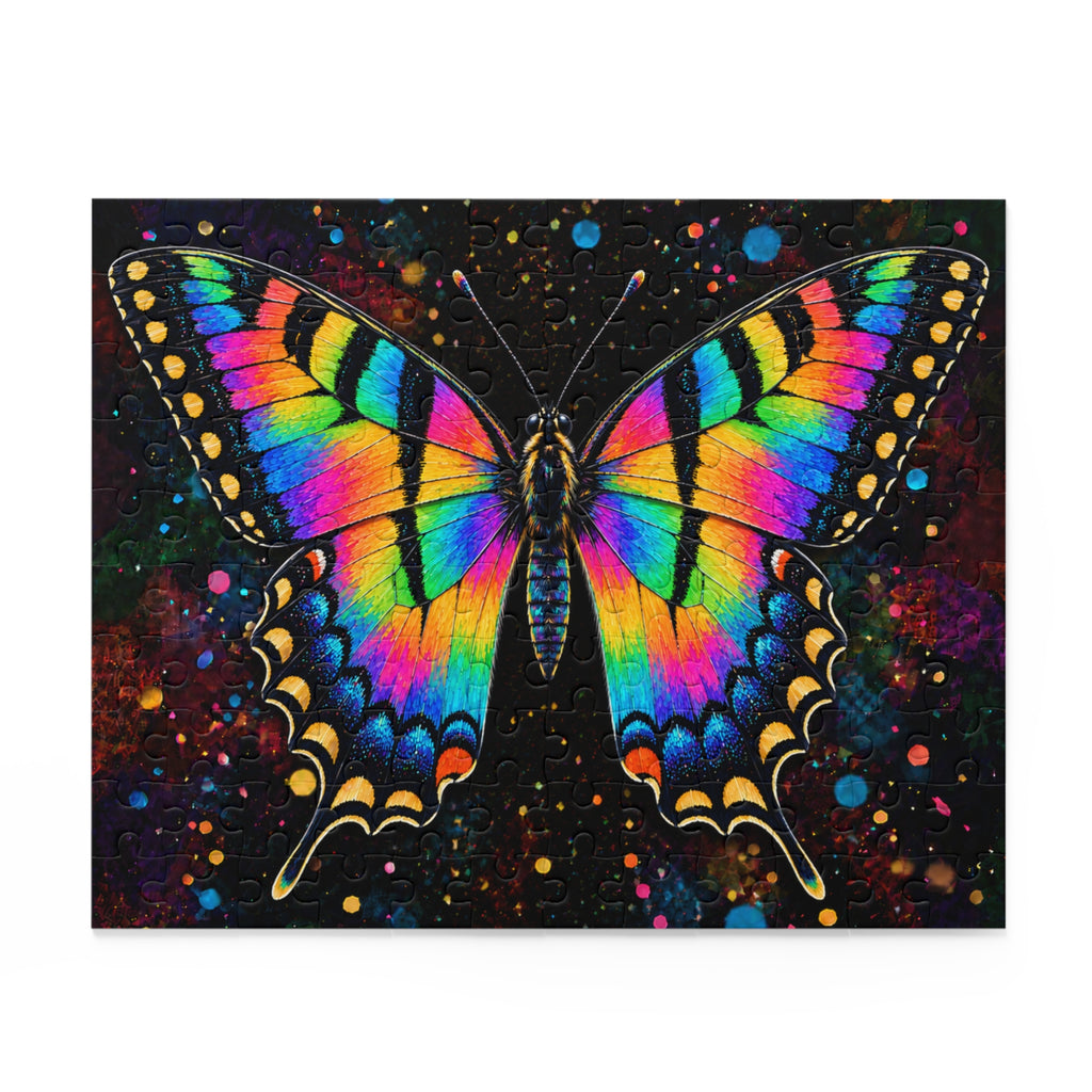 Rainbow Eastern Tiger Swallowtail Jigsaw Puzzle  (120/252/500 pcs)