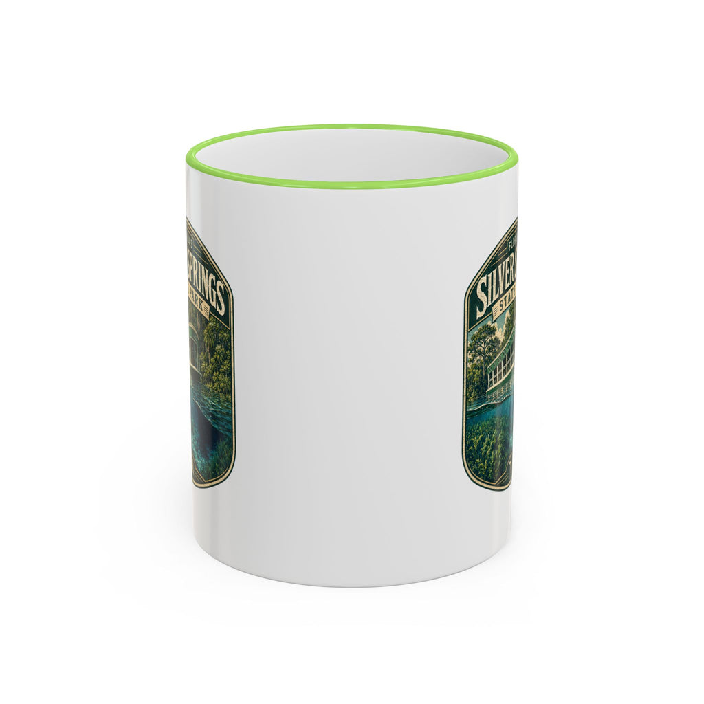 Silver Springs Vintage Mug — Accent Rim & Handle 11oz/15oz