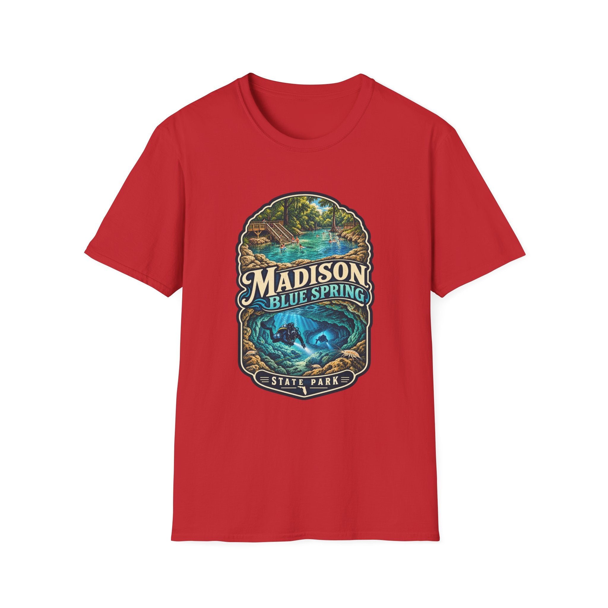 Madison Blue Spring- Retro Tee