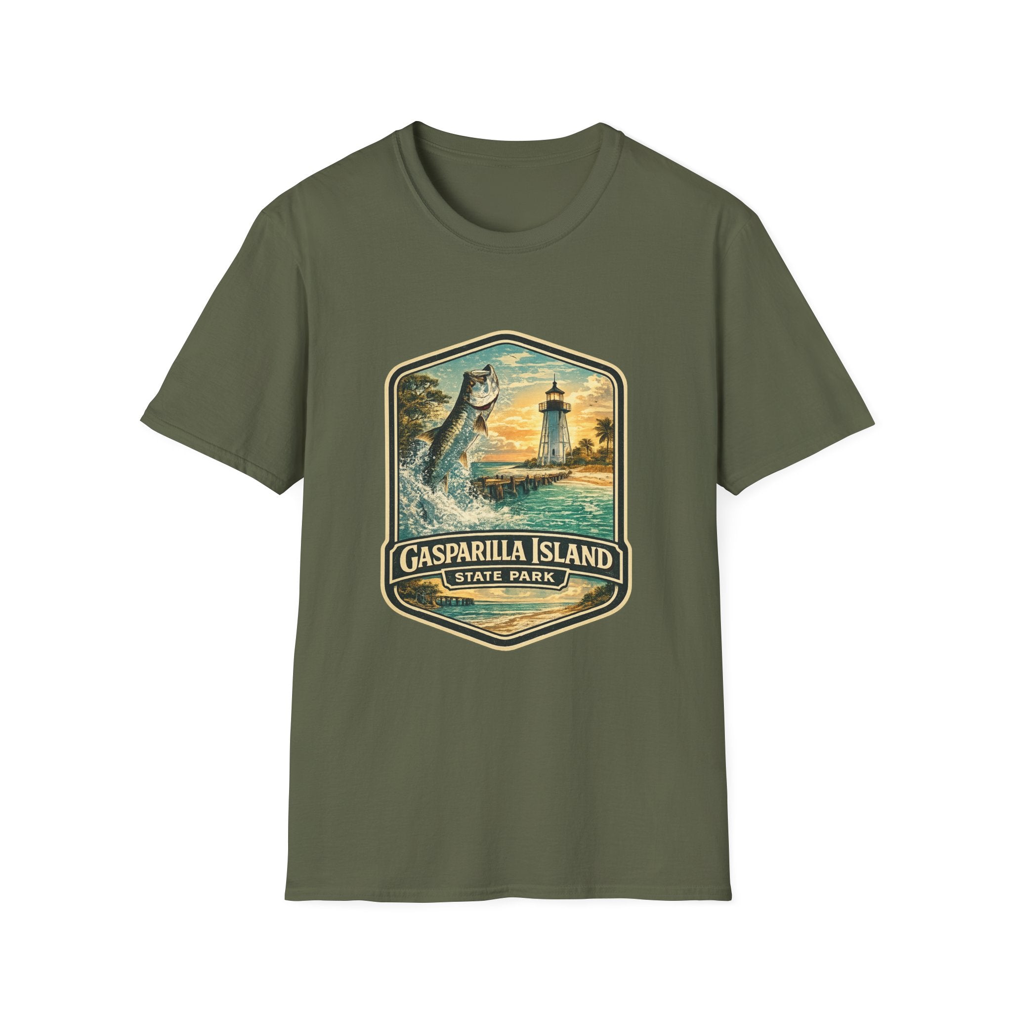Gasparilla Island- Retro Tee