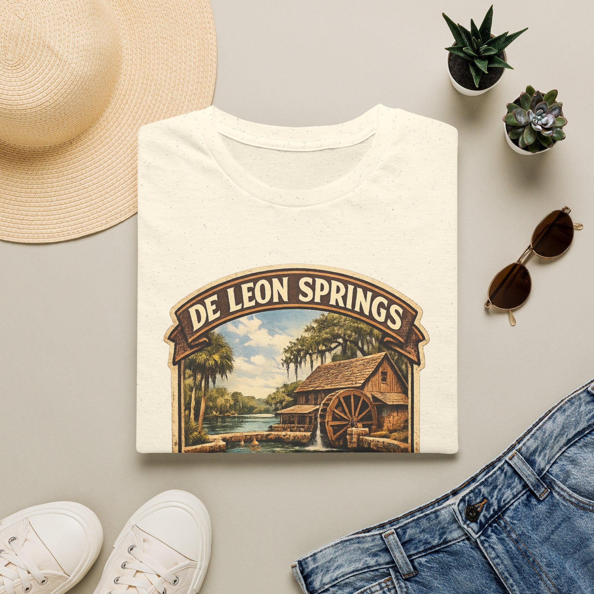 De Leon Springs- Retro Tee