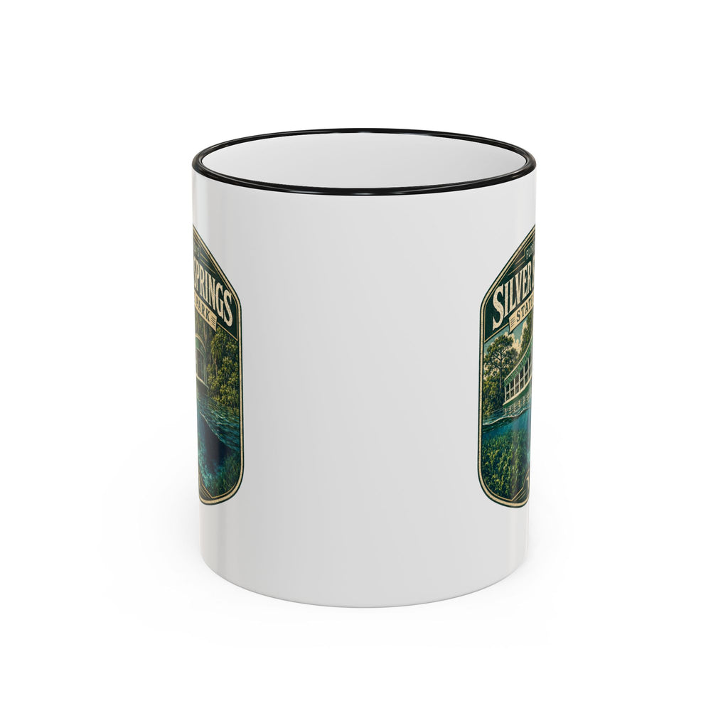 Silver Springs Vintage Mug — Accent Rim & Handle 11oz/15oz