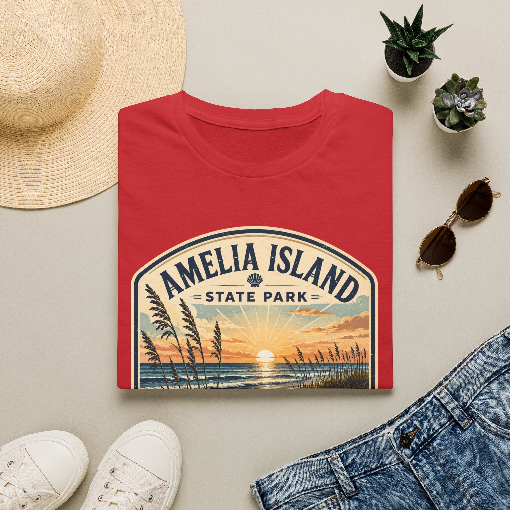 Amelia Island — Retro Tee