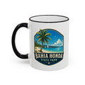 Bahia Honda Vintage Mug — Accent Rim & Handle 11oz/15oz