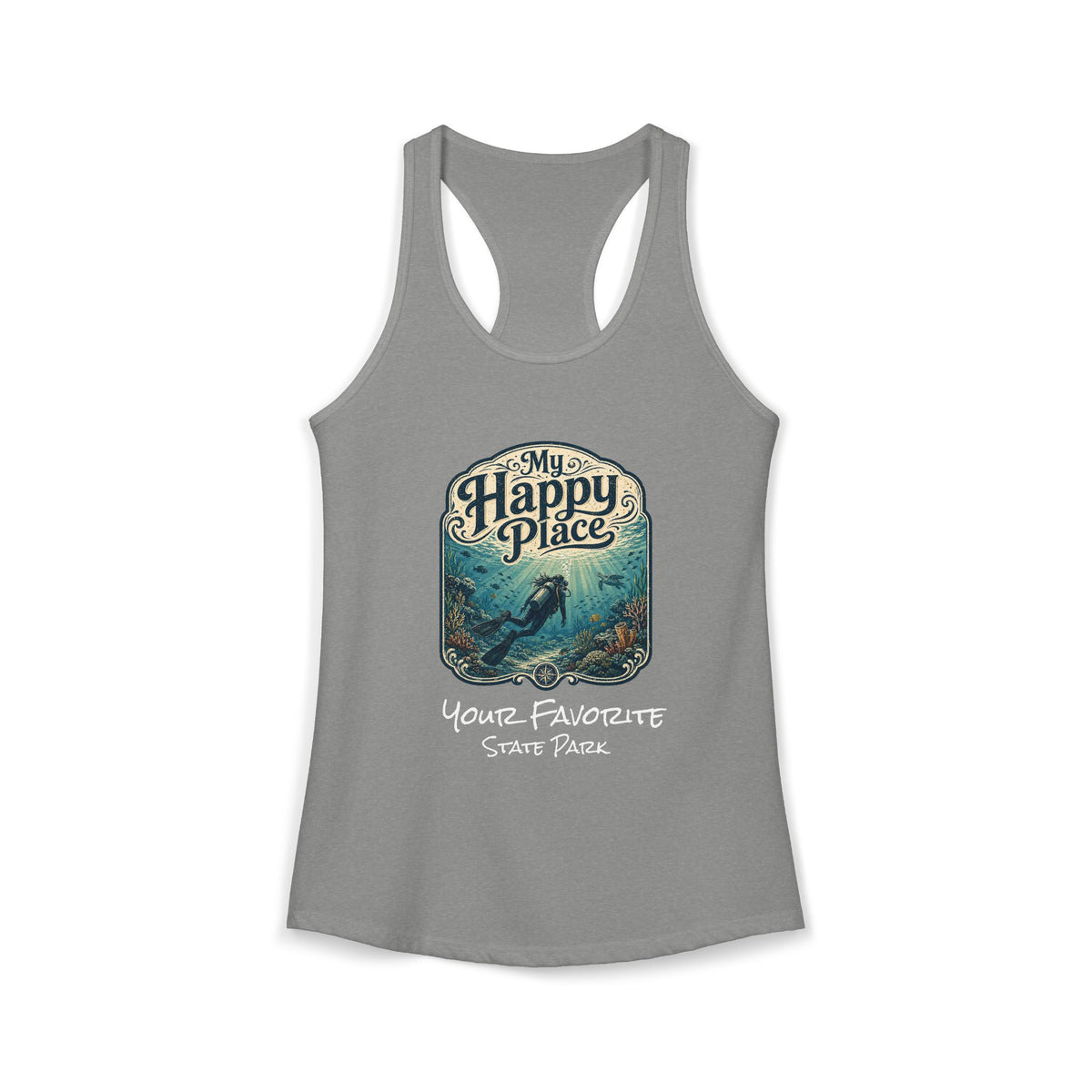 CUSTOMIZABLE Ocean Racerback Tank