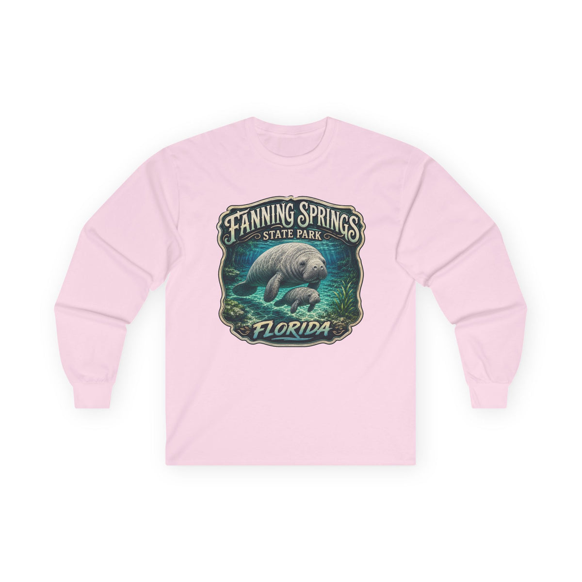 Manatee Mama Long Sleeve Tee — Vintage Fanning Springs