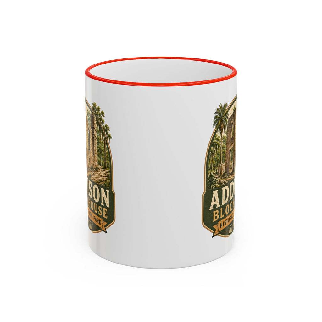 Addison Blockhouse Vintage Mug — Accent Rim & Handle 11oz/15oz