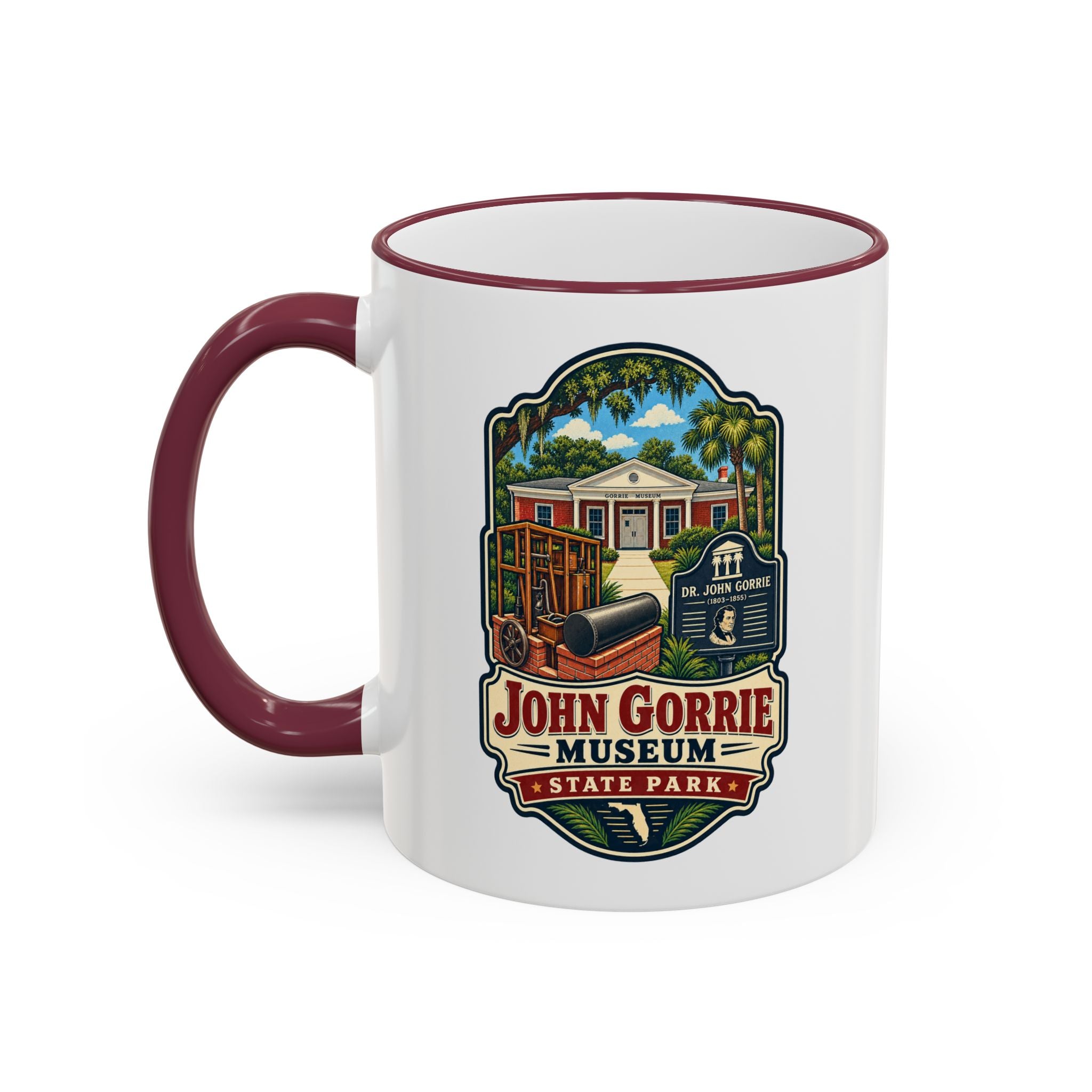 John Gorrie Museum Accent Rim & Handle 11oz/15oz